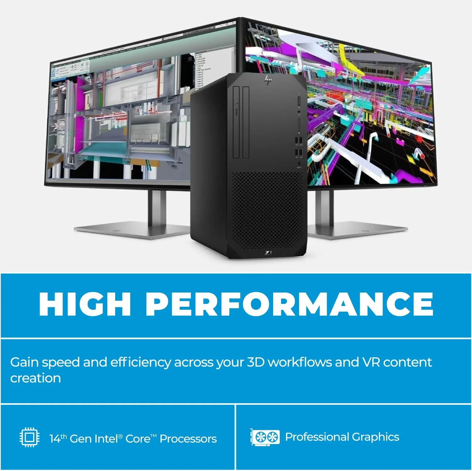 کامپیوتر رومیزی ورک استیشن HP (Z1 G9) نسل 14 اینتل i7-14700، کارت گرافیک RTX4060 8GB، رم 16GB DDR5، SSD 1TB، ویندوز 11 پرو، (شامل پایه هدست First Wave + کیبورد سیمی + ماوس + آنتی ویروس + ماوس پد) کامپیوتر رومیزی ورک استیشن HP (Z1 G9) نسل 14 اینتل i7-14700، کارت گرافیک RTX4060 8GB، رم 16GB DDR5، SSD 1TB، ویندوز 11 پرو، (شامل پایه هدست First Wave + کیبورد سیمی + ماوس + آنتی ویروس + ماوس پد)