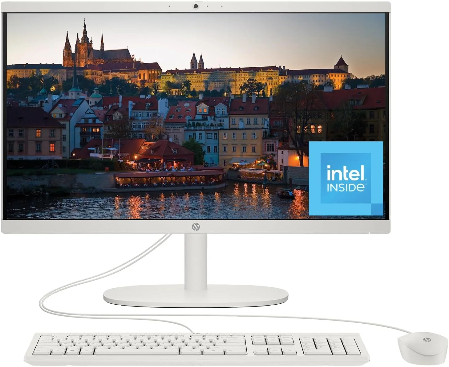 کامپیوتر رومیزی آل این وان 22 اینچی HP، نمایشگر FHD، پردازنده Intel N200، رم 8 گیگابایتی، SSD 512 گیگابایتی، گرافیک Intel UHD، ویندوز 11 هوم، مدل 22-dg0140 (2024)