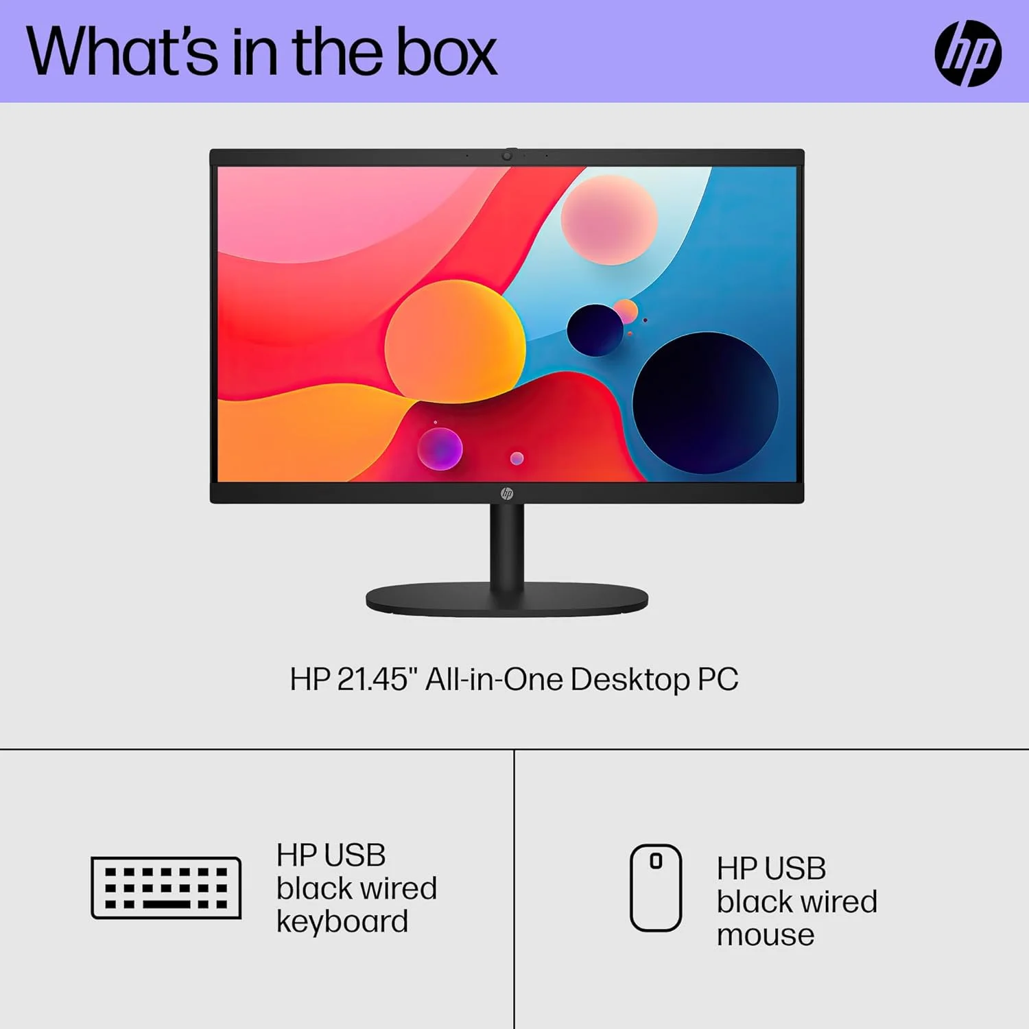 کامپیوتر رومیزی همه کاره 22 اینچی HP، صفحه نمایش FHD، پردازنده Intel N100، رم 8 گیگابایتی، SSD 256 گیگابایتی، گرافیک Intel UHD، ویندوز 11 هوم، 22-dg0020 (2024)