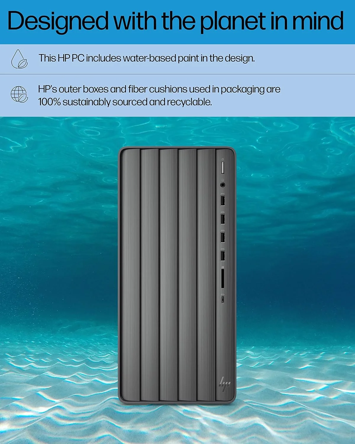 کامپیوتر رومیزی HP Envy، کارت گرافیک NVIDIA GeForce RTX 3050، پردازنده نسل دوازدهم Intel Core i7-12700، رم 16 گیگابایتی SDRAM، حافظه SSD یک ترابایتی، ویندوز 11 هوم، Wi-Fi 6 و بلوتوث، کیبورد و ماوس بی‌سیم، کیس کامپیوتر از پیش ساخته شده (TE01-3050, 2022)