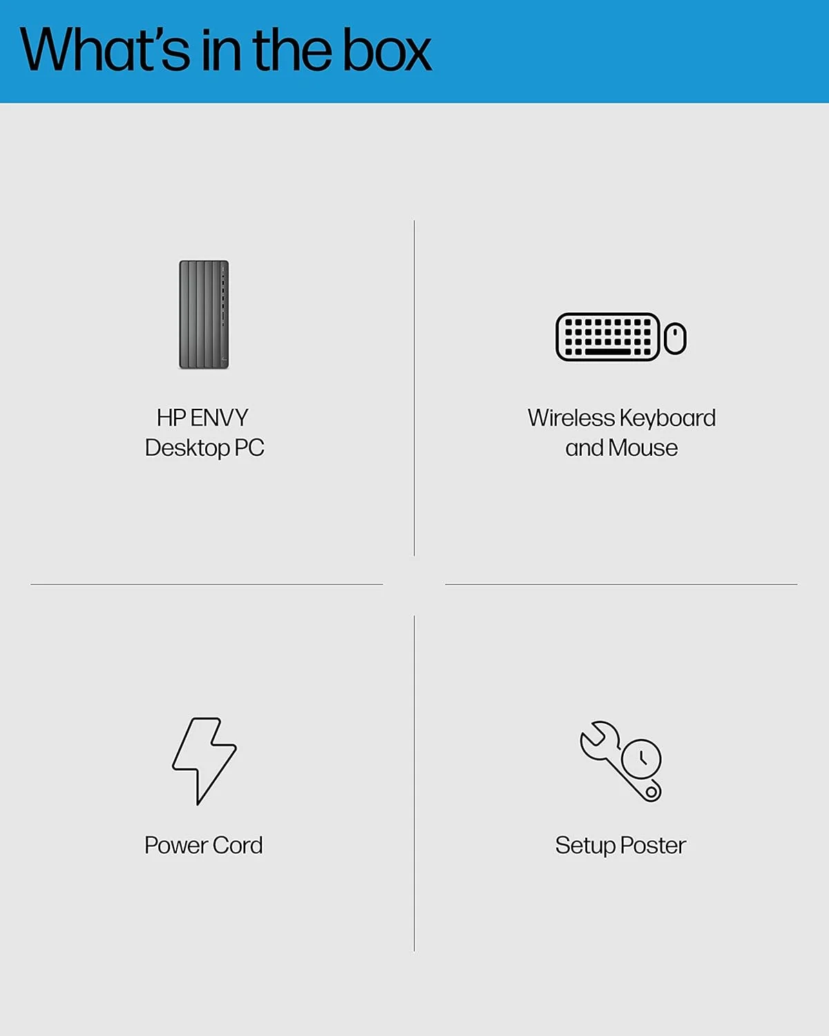 کامپیوتر رومیزی HP Envy، کارت گرافیک NVIDIA GeForce RTX 3050، پردازنده نسل دوازدهم Intel Core i7-12700، رم 16 گیگابایتی SDRAM، حافظه SSD یک ترابایتی، ویندوز 11 هوم، Wi-Fi 6 و بلوتوث، کیبورد و ماوس بی‌سیم، کیس کامپیوتر از پیش ساخته شده (TE01-3050, 2022)