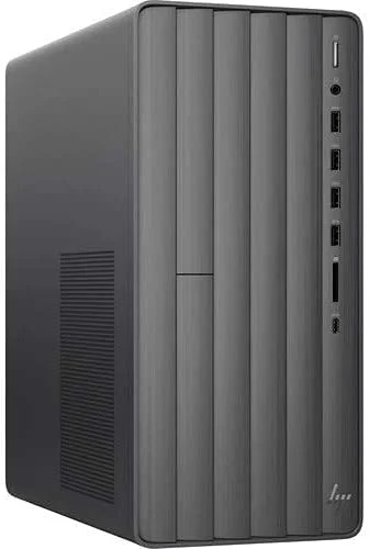 کامپیوتر رومیزی جدید HP Envy مدل 2022، پردازنده 8 هسته ای Intel i7-10700، رم 32 گیگابایتی DDR4، حافظه SSD 512 گیگابایتی M.2 NVMe، هارد دیسک 1 ترابایتی، گرافیک Intel UHD، HDMI، VGA، USB-C، WiFi AX، BT، ویندوز 10 پرو به همراه فلش درایو USB 3.0 با ظرفیت 32 گیگابایت