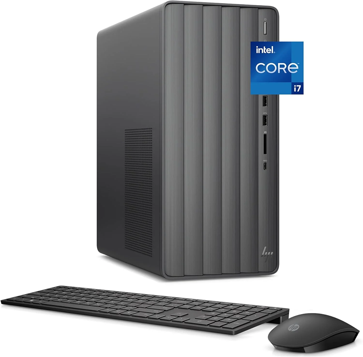 کامپیوتر رومیزی HP Envy، کارت گرافیک NVIDIA GeForce RTX 3050، پردازنده نسل دوازدهم Intel Core i7-12700، رم 16 گیگابایتی SDRAM، حافظه SSD یک ترابایتی، ویندوز 11 هوم، Wi-Fi 6 و بلوتوث، کیبورد و ماوس بی‌سیم، کیس از پیش ساخته شده (TE01-3050، 2022)