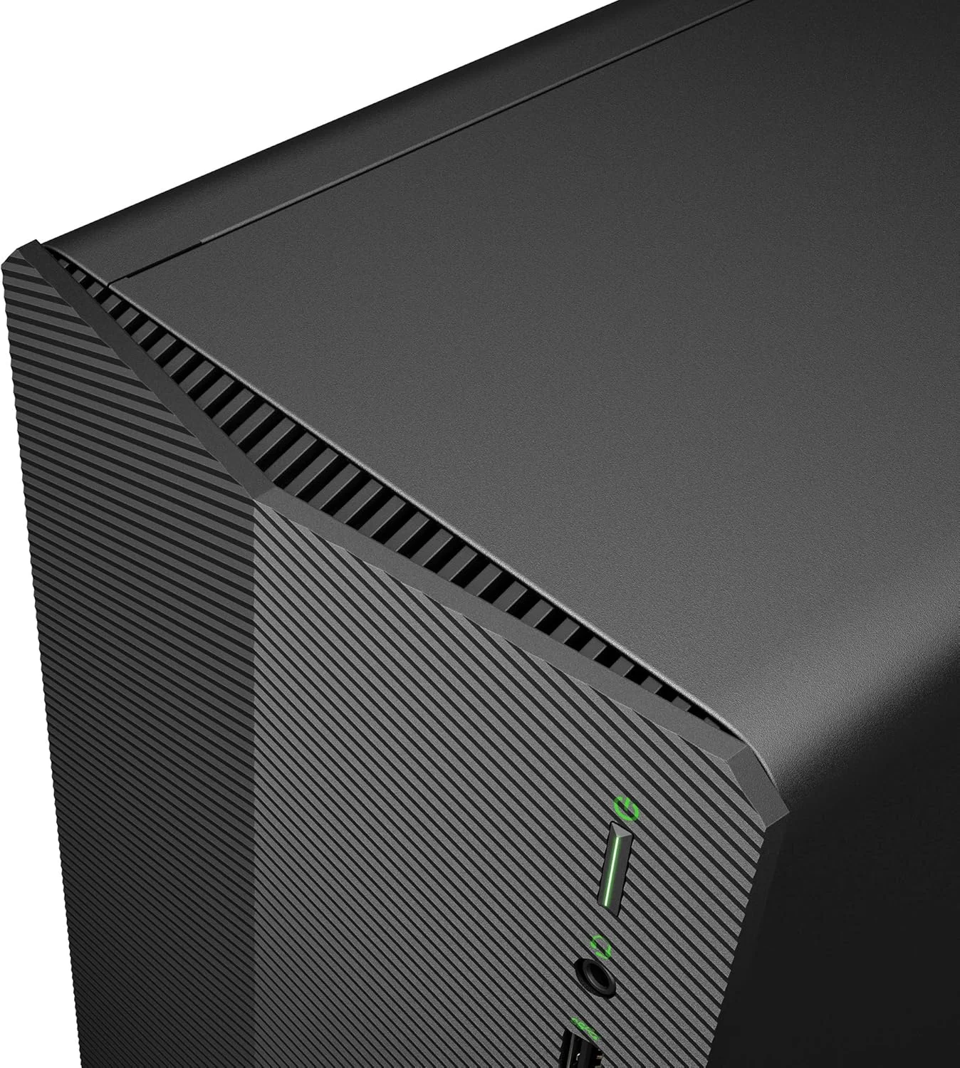 کامپیوتر رومیزی گیمینگ HP Pavilion، پردازنده AMD Ryzen 5 3500، کارت گرافیک NVIDIA GeForce GTX 1650 4 GB، رم 8 GB، حافظه SSD 512 GB، ویندوز 10 هوم (TG01-0030، مشکی)