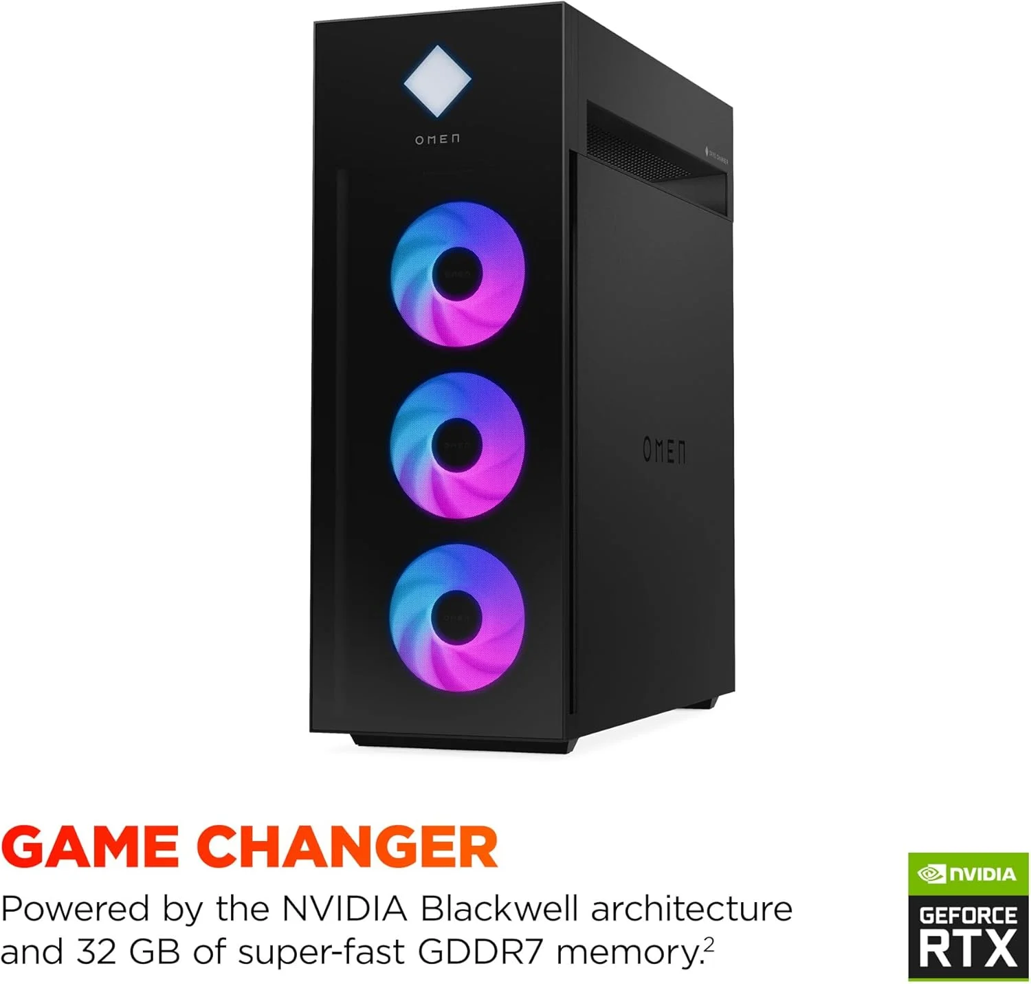 کامپیوتر گیمینگ HP OMEN 45L مدل GT22-3090 کامپیوتر گیمینگ HP OMEN 45L مدل GT22-3090