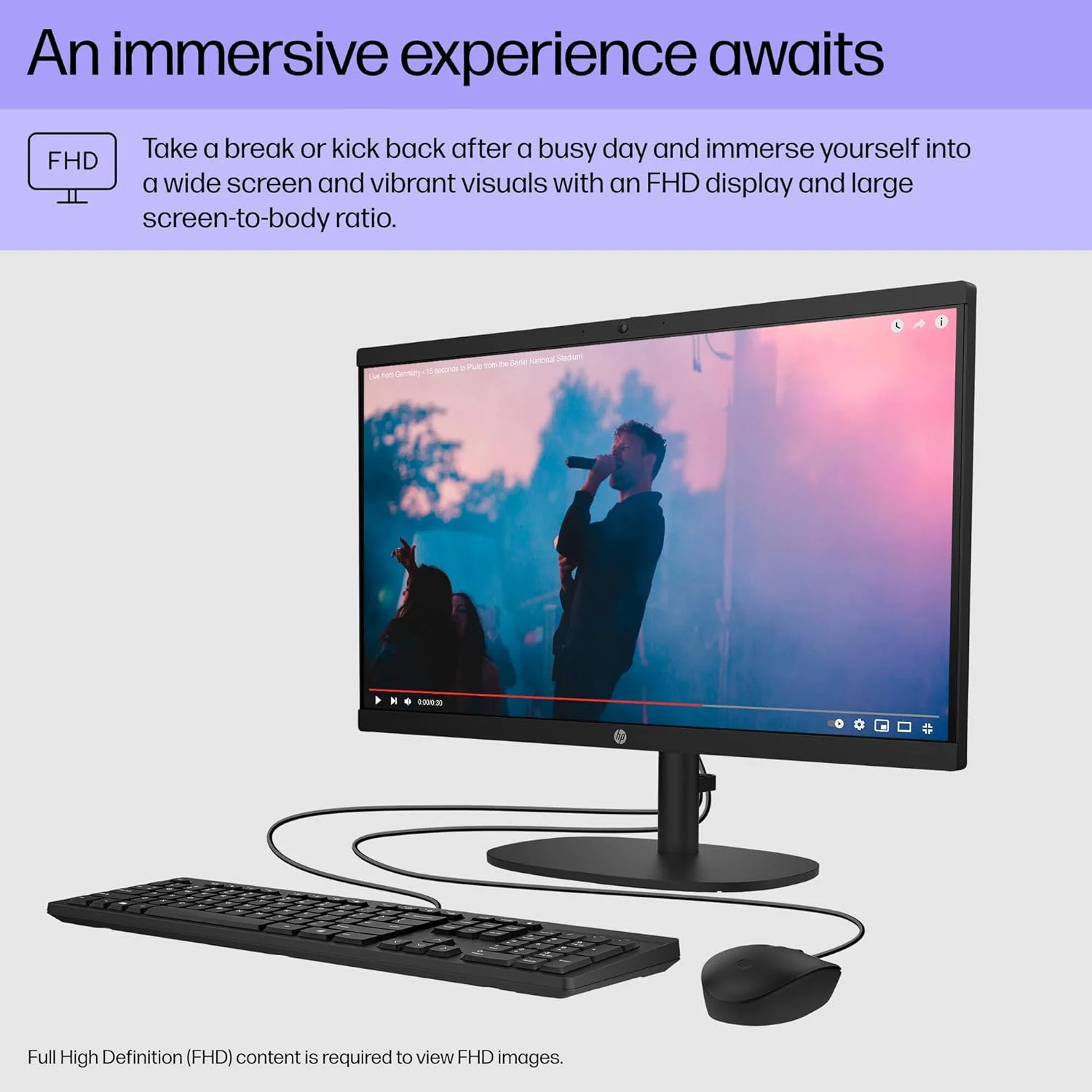 کامپیوتر رومیزی آل این وان 22 اینچی HP، صفحه نمایش FHD، پردازنده Intel N100، رم 8 گیگابایتی، SSD 256 گیگابایتی، گرافیک Intel UHD، ویندوز 11 هوم، مدل 22-dg0020 (2024) کامپیوتر رومیزی آل این وان 22 اینچی HP، صفحه نمایش FHD، پردازنده Intel N100، رم 8 گیگابایتی، SSD 256 گیگابایتی، گرافیک Intel UHD، ویندوز 11 هوم، مدل 22-dg0020 (2024)