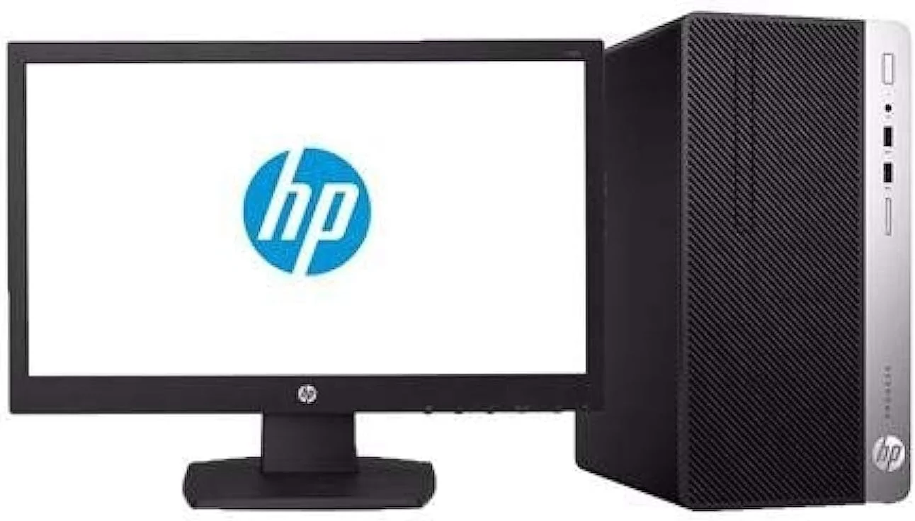 کامپیوتر رومیزی اچ پی ProDesk 400 G4 MT (Core i7 7700 3.60GHz 4GB 1TB DOS به همراه مانیتور LED 18.5 اینچ)