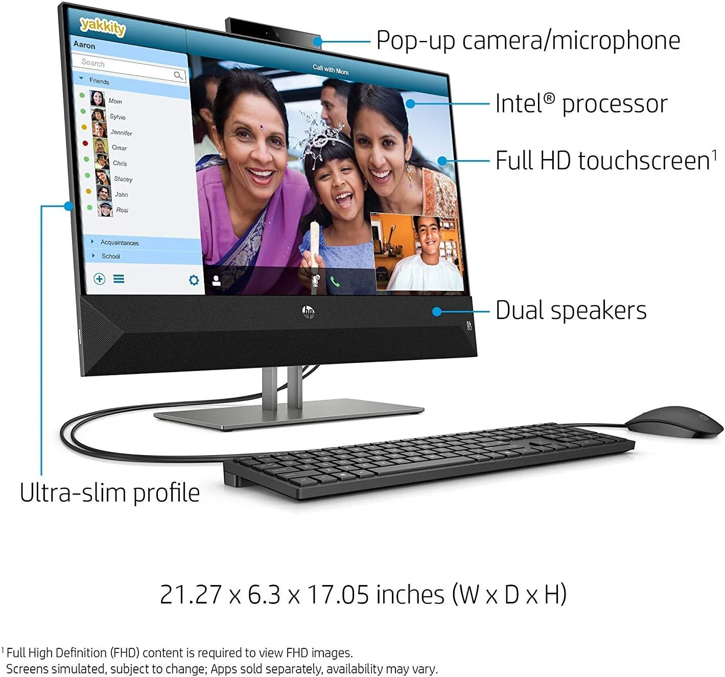 کامپیوتر همه کاره HP Pavilion 24 با پردازنده نسل نهم اینتل، 500 گیگابایت SSD، 32 گیگابایت رم، صفحه نمایش لمسی 24 اینچی فول اچ دی و ویندوز 10 کامپیوتر همه کاره HP Pavilion 24 با پردازنده نسل نهم اینتل، 500 گیگابایت SSD، 32 گیگابایت رم، صفحه نمایش لمسی 24 اینچی فول اچ دی و ویندوز 10