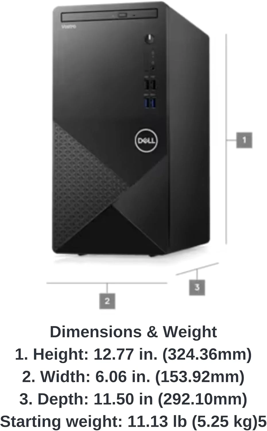 کامپیوتر رومیزی تجاری Dell Vostro 3910 نسل دوازدهم 2022، پردازنده Intel Core i5-12400 | رم 8 گیگابایتی DDR4 | اس اس دی 512 گیگابایتی | WiFi 802.11ac | بلوتوث 5.0 | ویندوز 11 کامپیوتر رومیزی تجاری Dell Vostro 3910 نسل دوازدهم 2022، پردازنده Intel Core i5-12400 | رم 8 گیگابایتی DDR4 | اس اس دی 512 گیگابایتی | WiFi 802.11ac | بلوتوث 5.0 | ویندوز 11