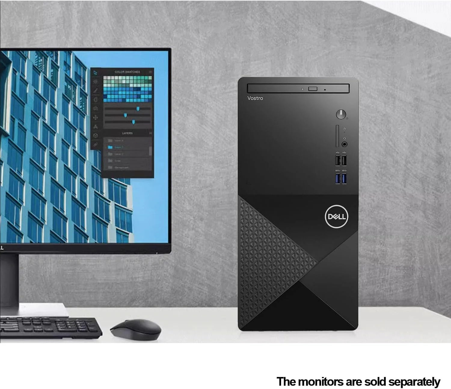کامپیوتر رومیزی تجاری Dell 3030 Tower | شامل آداپتور وای فای رایگان + هدست + فلش مموری 128 گیگابایتی USB + پد ماوس + آنتی ویروس | پردازنده Intel Core i5 نسل 12، رم 16 گیگابایتی، SSD 1 ترابایتی، کارت گرافیک 4 گیگابایتی | ویندوز 11 پرو (ارتقا یافته)