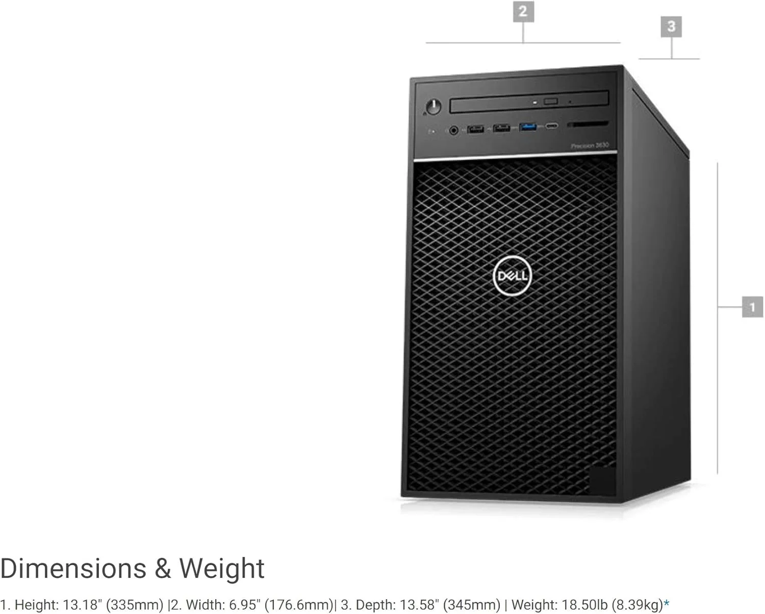 ایستگاه کاری دسکتاپ Dell Precision 3630 Tower | Core i7-8700 - شش هسته ای 3.2 گیگاهرتز - نسل هشتم | 8 گیگابایت رم - 256 گیگابایت SSD (بازسازی شده) ایستگاه کاری دسکتاپ Dell Precision 3630 Tower | Core i7-8700 - شش هسته ای 3.2 گیگاهرتز - نسل هشتم | 8 گیگابایت رم - 256 گیگابایت SSD (بازسازی شده)