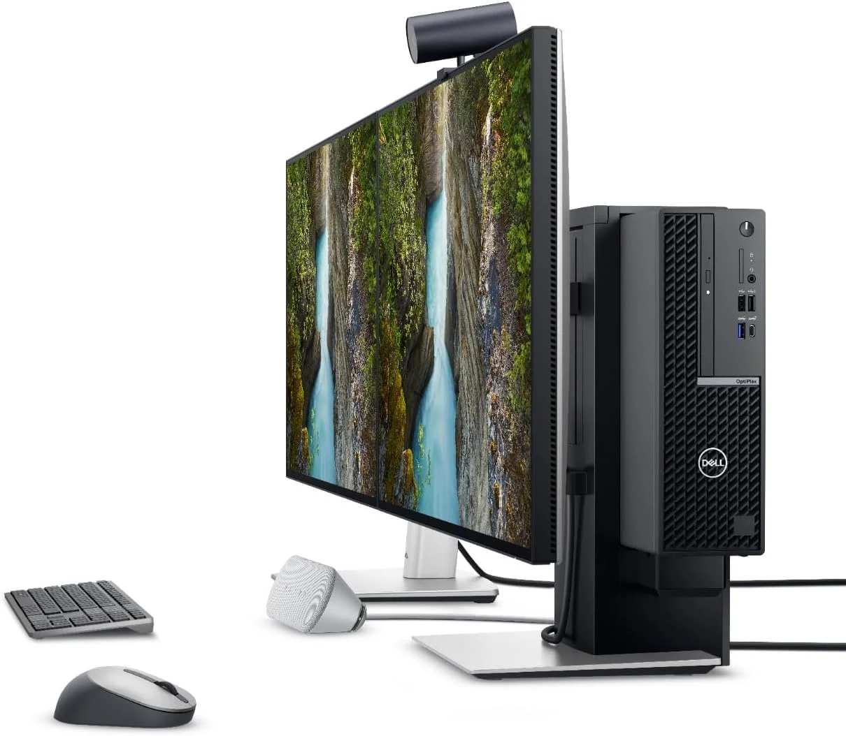 کامپیوتر رومیزی دل OptiPlex 7000 7020 Plus - پردازنده Intel Core i7 نسل 14 i7-14700 - 32 گیگابایت رم - 512 گیگابایت SSD - فرم فاکتور کوچک - مشکی