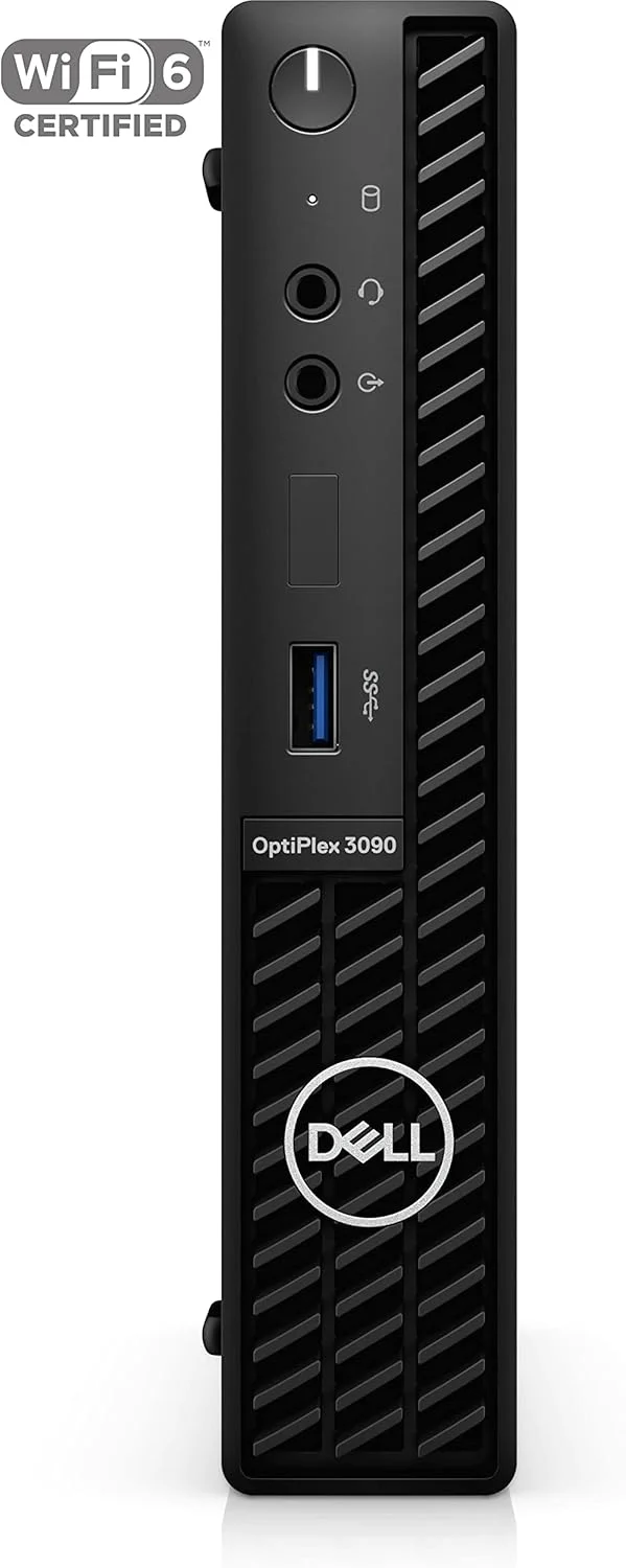 کامپیوتر رومیزی تجاری Dell Optiplex 3090 Micro Form Factor مدل 2022، پردازنده Intel Core i5-10500T، رم 32 گیگابایت DDR4، حافظه SSD 1 ترابایت PCIe، DP، RJ-45، Wi-Fi 6، بلوتوث، ماوس و کیبورد سیمی، Windows 11 Pro، مشکی کامپیوتر رومیزی تجاری Dell Optiplex 3090 Micro Form Factor مدل 2022، پردازنده Intel Core i5-10500T، رم 32 گیگابایت DDR4، حافظه SSD 1 ترابایت PCIe، DP، RJ-45، Wi-Fi 6، بلوتوث، ماوس و کیبورد سیمی، Windows 11 Pro، مشکی