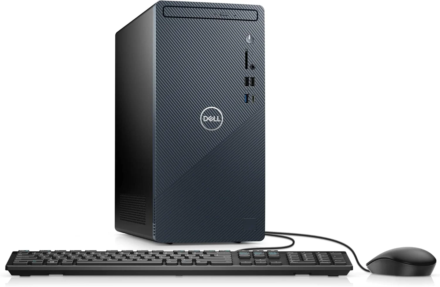 کامپیوتر رومیزی Dell Inspiron 3910 - پردازنده Intel Core i7-12700، رم 16 گیگابایتی DDR4، حافظه SSD 512 گیگابایتی، گرافیک Intel UHD 770، Intel Wi-Fi 6، 2 سال + 6 ماه Dell Migrate خرده فروشی، Windows 11 Pro - آبی مه آلود