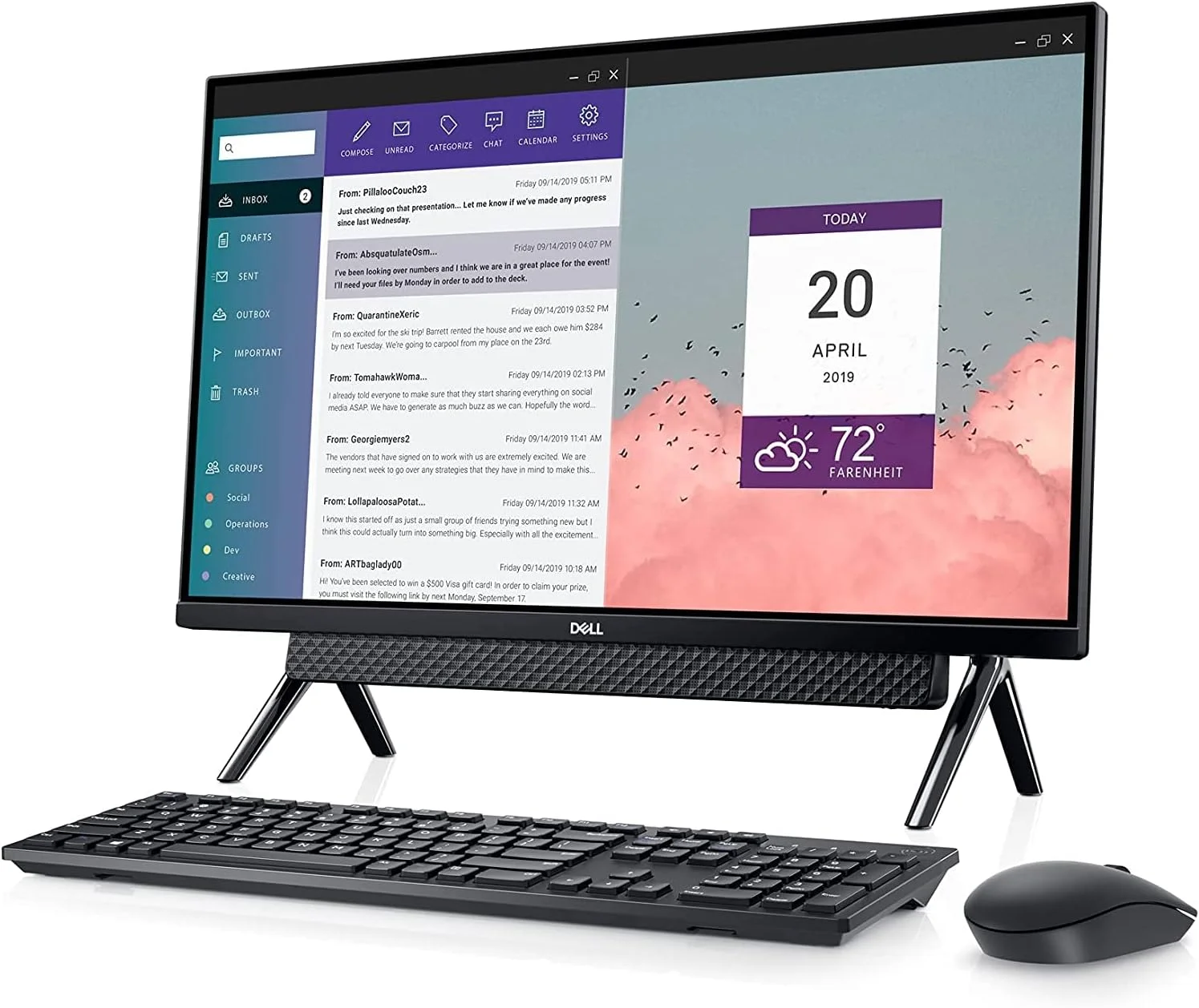 کامپیوتر رومیزی آل این وان Dell Inspiron 7700 با صفحه نمایش 27 اینچی FHD Infinity IPS، پردازنده نسل 11 اینتل Core i7-1165G7، رم 32 گیگابایتی، SSD 2 ترابایتی، WiFi، وب کم، 2 سال خدمات در محل، ویندوز 11 پرو (جدیدترین مدل) کامپیوتر رومیزی آل این وان Dell Inspiron 7700 با صفحه نمایش 27 اینچی FHD Infinity IPS، پردازنده نسل 11 اینتل Core i7-1165G7، رم 32 گیگابایتی، SSD 2 ترابایتی، WiFi، وب کم، 2 سال خدمات در محل، ویندوز 11 پرو (جدیدترین مدل)