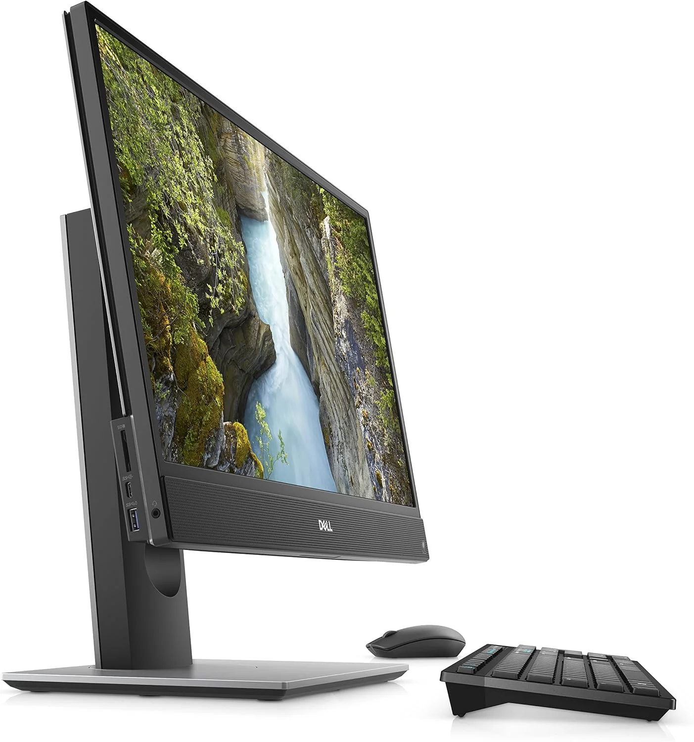 کامپیوتر رومیزی آل این وان لمسی Dell OptiPlex 5260 با رزولوشن 1920x1080 FHD، پردازنده Intel Core i5-8600 3.1 GHz، رم 8 گیگابایتی، حافظه SSD 256 گیگابایتی، 21.5 اینچ