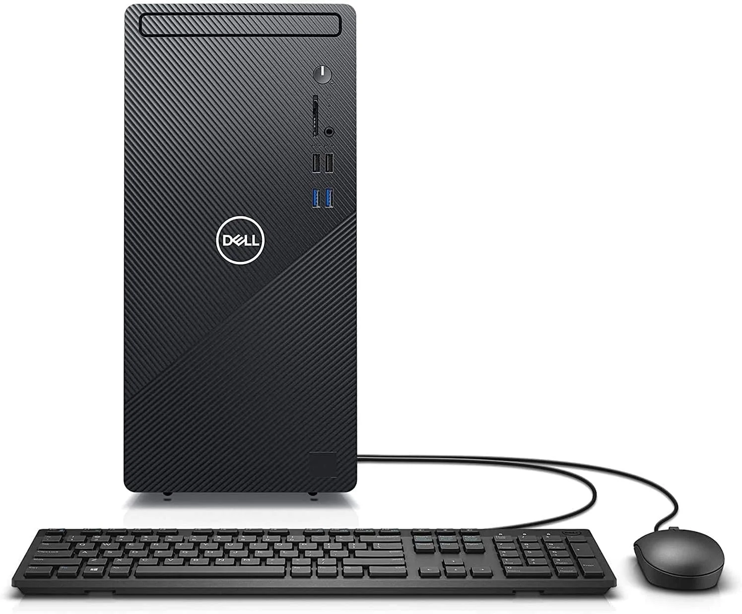 جدیدترین کامپیوتر رومیزی Dell Inspiron با عملکرد بالا، پردازنده Intel Core i7-10700، حافظه 32 گیگابایتی DDR4، درایو حالت جامد 1 ترابایتی PCIe، WiFi، HDMI، کیبورد و ماوس سیمی، وب کم KKE 1080P، ویندوز 10
