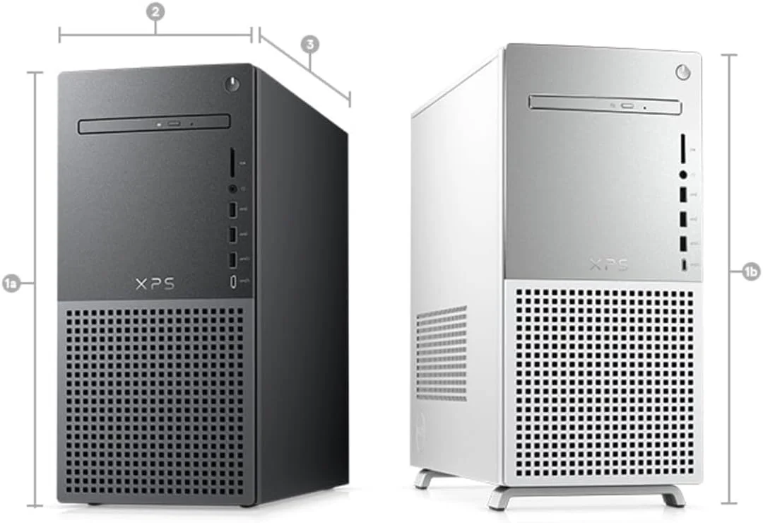کامپیوتر رومیزی Dell XPS 8950 (2022) | پردازنده Core i9-12900K - حافظه SSD یک ترابایتی + هارد دیسک یک ترابایتی - رم 128 گیگابایتی - کارت گرافیک Nvidia GeForce RTX 3090 | 16 هسته @ 5.2 گیگاهرتز - حافظه 24 گیگابایتی GDDR6X ویندوز 11 پرو نقره ای کامپیوتر رومیزی Dell XPS 8950 (2022) | پردازنده Core i9-12900K - حافظه SSD یک ترابایتی + هارد دیسک یک ترابایتی - رم 128 گیگابایتی - کارت گرافیک Nvidia GeForce RTX 3090 | 16 هسته @ 5.2 گیگاهرتز - حافظه 24 گیگابایتی GDDR6X ویندوز 11 پرو نقره ای