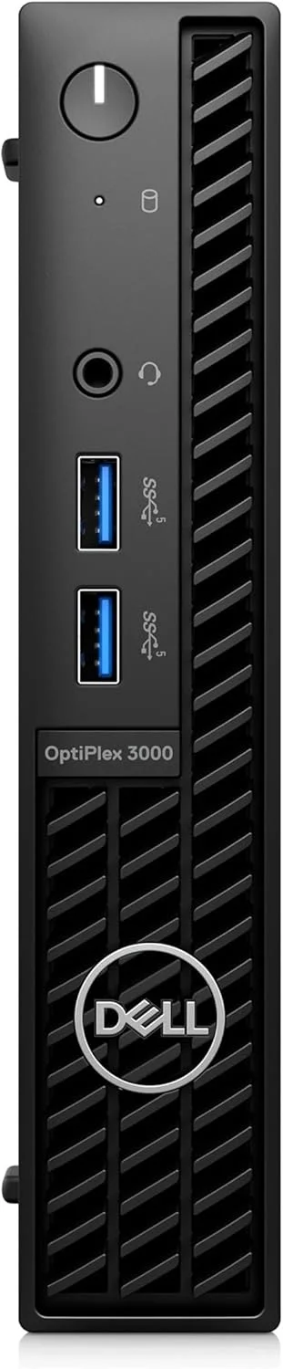 کامپیوتر رومیزی Dell OptiPlex 3000 - پردازنده Intel Core i5 نسل دوازدهم i5-12500T شش هسته ای (6 هسته) 2 گیگاهرتز - 8 گیگابایت رم DDR4 SDRAM - 256 گیگابایت M.2 PCI Express NVMe 3.0 x4 SSD - میکرو پی سی - مشکی