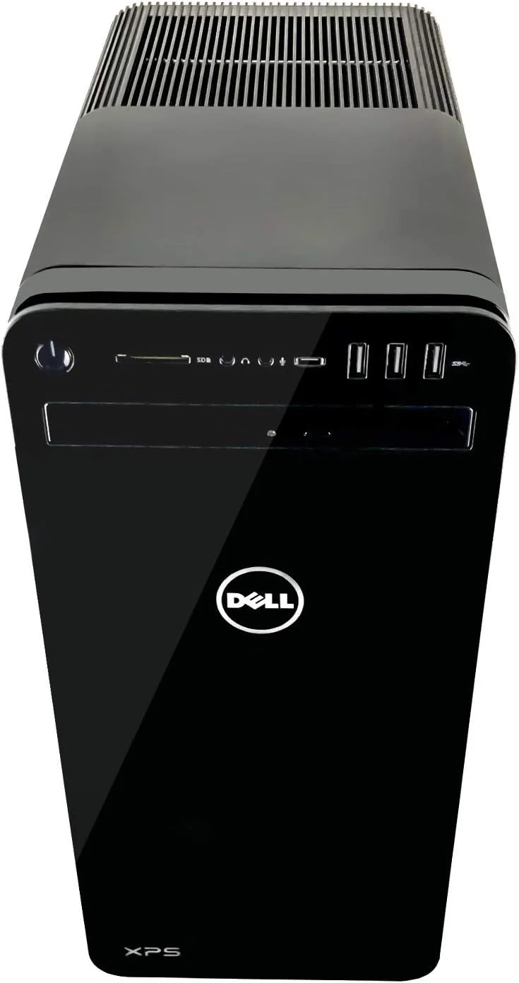 کامپیوتر رومیزی Dell Xps 8930 7814Blk Pus Tower با پردازنده نسل هشتم Intel Core I7 8700، رم 32 گیگابایتی Ddr4، هارد درایو 1 ترابایتی، حافظه 16 گیگابایتی Intel Optane، کارت گرافیک 6 گیگابایتی Nvidia Geforce Gtx 1060، دی وی دی رایتر و ویندوز 10 پرو i7-8700| 32GB R