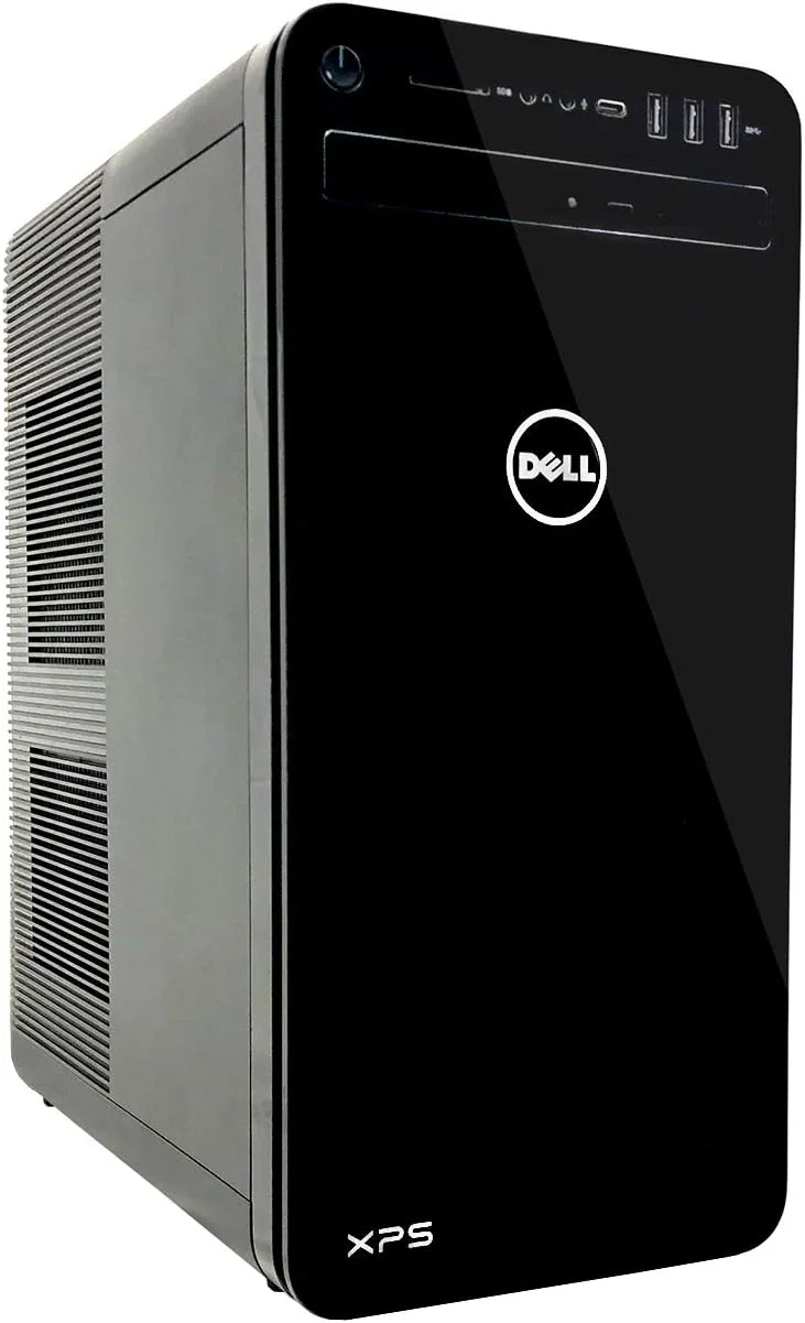 کامپیوتر رومیزی Dell Xps 8930 7814Blk Pus Tower با پردازنده نسل هشتم Intel Core I7 8700، رم 32 گیگابایتی Ddr4، هارد درایو 1 ترابایتی، حافظه 16 گیگابایتی Intel Optane، کارت گرافیک 6 گیگابایتی Nvidia Geforce Gtx 1060، دی وی دی رایتر و ویندوز 10 پرو i7-8700| 32GB R