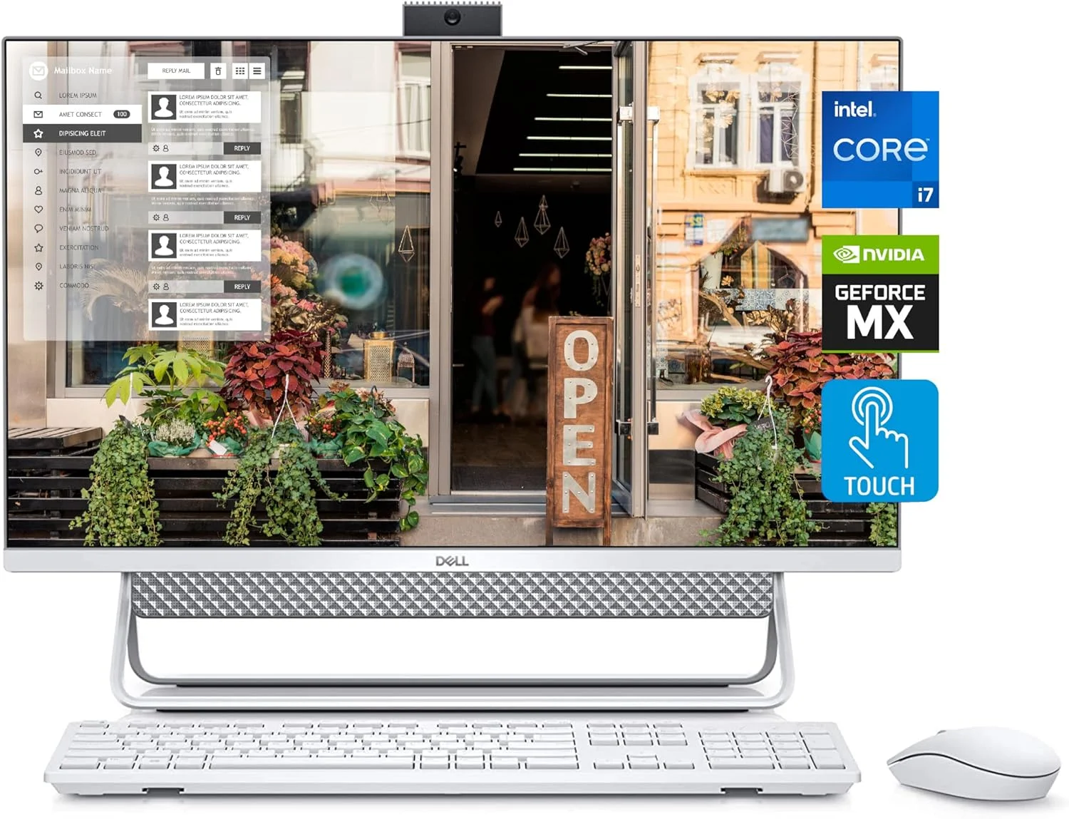 جدیدترین کامپیوتر رومیزی آل این وان Dell Inspiron 7700 27، صفحه نمایش لمسی 27 اینچی FHD، پردازنده i7-1165G7، کارت گرافیک GeForce MX330، رم 64 گیگابایتی، حافظه SSD 2 ترابایتی، وب کم، WiFi 6، بلوتوث 5، کیبورد و ماوس بی سیم، ویندوز 10 هوم