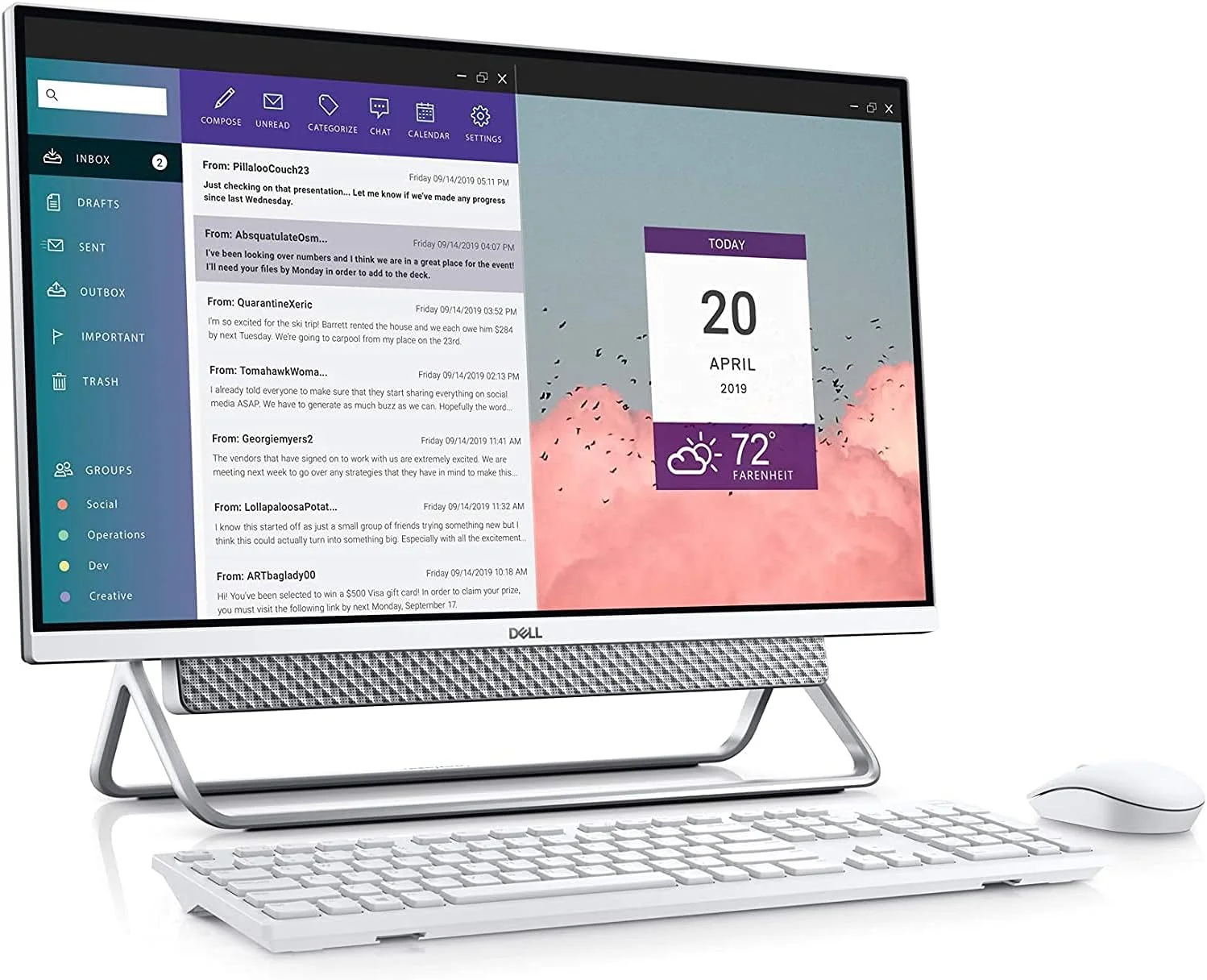 جدیدترین کامپیوتر رومیزی آل این وان Dell Inspiron 7700 27، صفحه نمایش لمسی 27 اینچی FHD، پردازنده i7-1165G7، کارت گرافیک GeForce MX330، رم 64 گیگابایتی، حافظه SSD 2 ترابایتی، وب کم، WiFi 6، بلوتوث 5، کیبورد و ماوس بی سیم، ویندوز 10 هوم جدیدترین کامپیوتر رومیزی آل این وان Dell Inspiron 7700 27، صفحه نمایش لمسی 27 اینچی FHD، پردازنده i7-1165G7، کارت گرافیک GeForce MX330، رم 64 گیگابایتی، حافظه SSD 2 ترابایتی، وب کم، WiFi 6، بلوتوث 5، کیبورد و ماوس بی سیم، ویندوز 10 هوم