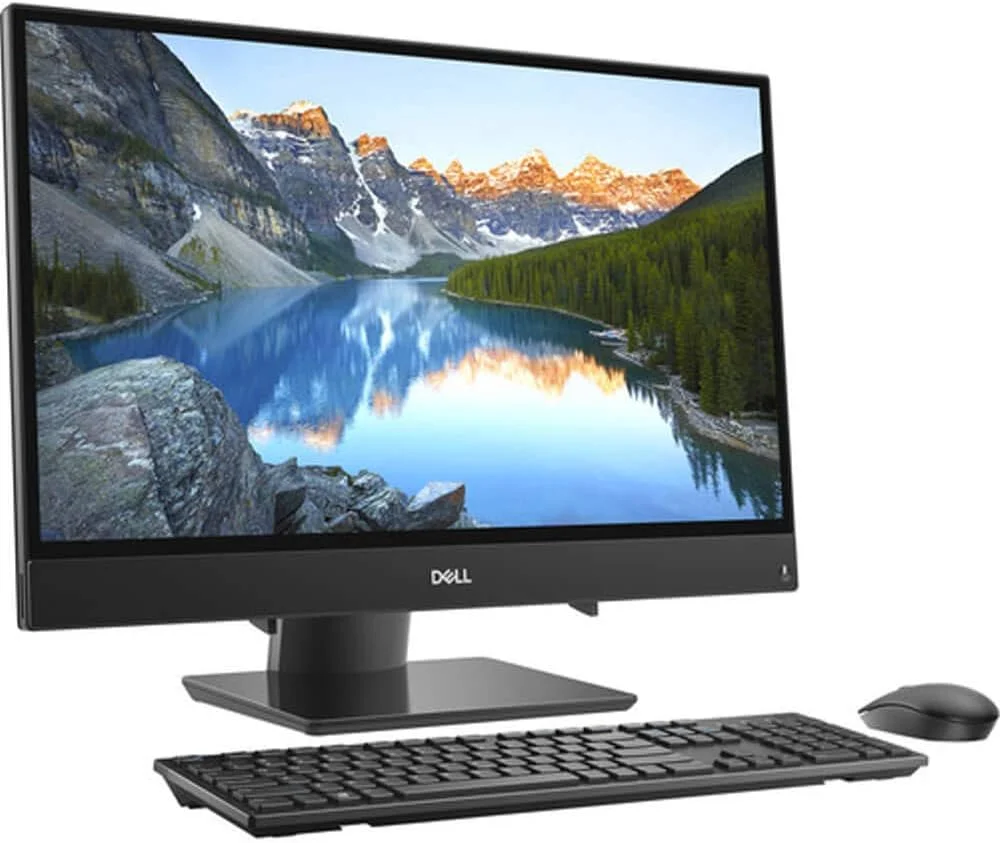 کامپیوتر همه کاره Dell Inspiron 3480، پردازنده Intel Core i5-8265U، رم 8 گیگابایتی، هارد دیسک 1 ترابایتی، صفحه نمایش لمسی 23.8 اینچی FHD، ویندوز 10 پرو، کیبورد و ماوس بی سیم