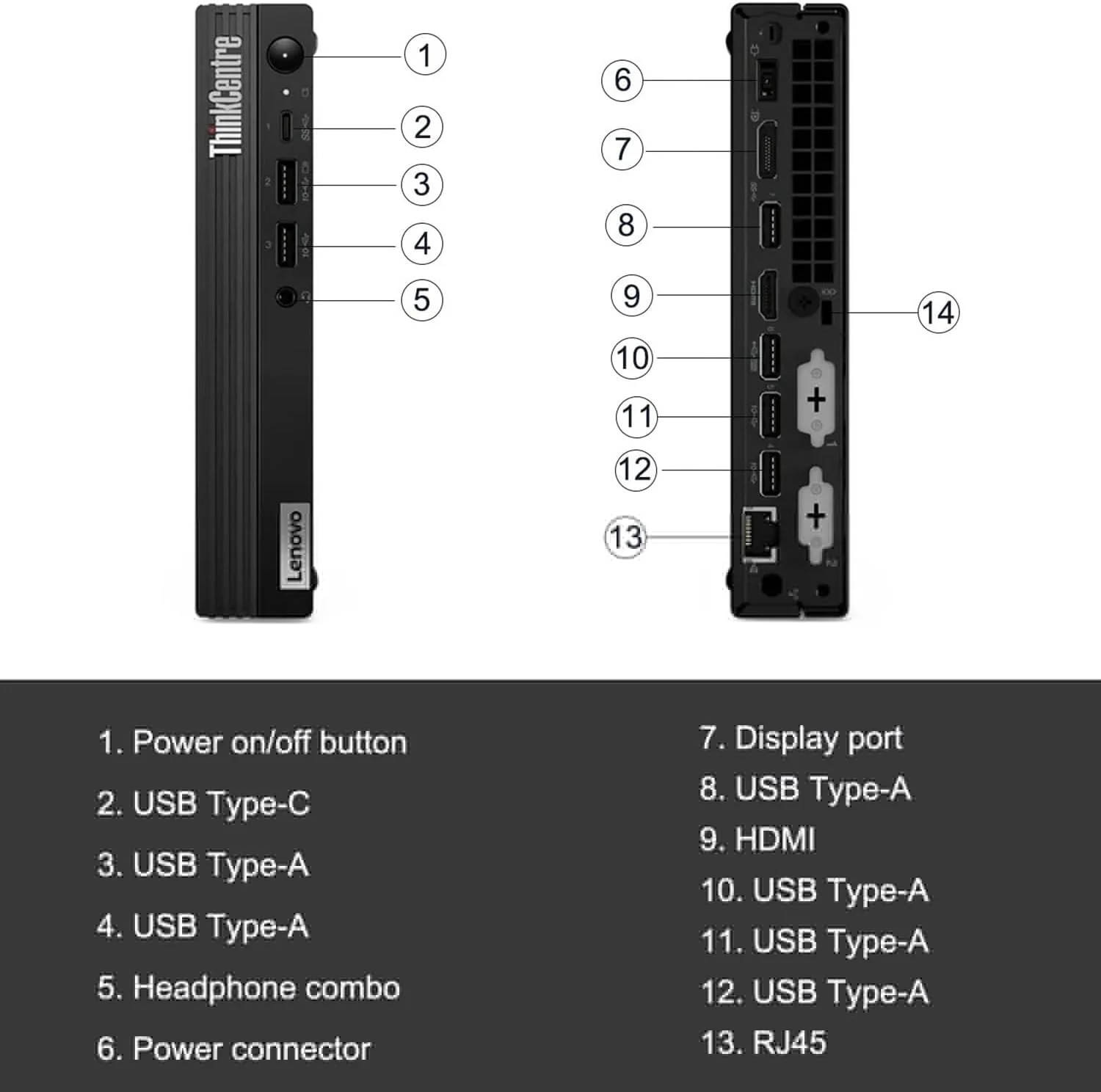 کامپیوتر رومیزی کوچک Lenovo ThinkCentre M70q Gen 4 MFF Tiny 1L، پردازنده نسل سیزدهم اینتل 16 هسته ای i7-13700T تا 4.9 گیگاهرتز، 16 گیگابایت رم DDR4، 512 گیگابایت SSD PCIe، WiFi 6، RJ45، HDMI، ویندوز 11 پرو Vent-HEA کامپیوتر رومیزی کوچک Lenovo ThinkCentre M70q Gen 4 MFF Tiny 1L، پردازنده نسل سیزدهم اینتل 16 هسته ای i7-13700T تا 4.9 گیگاهرتز، 16 گیگابایت رم DDR4، 512 گیگابایت SSD PCIe، WiFi 6، RJ45، HDMI، ویندوز 11 پرو Vent-HEA