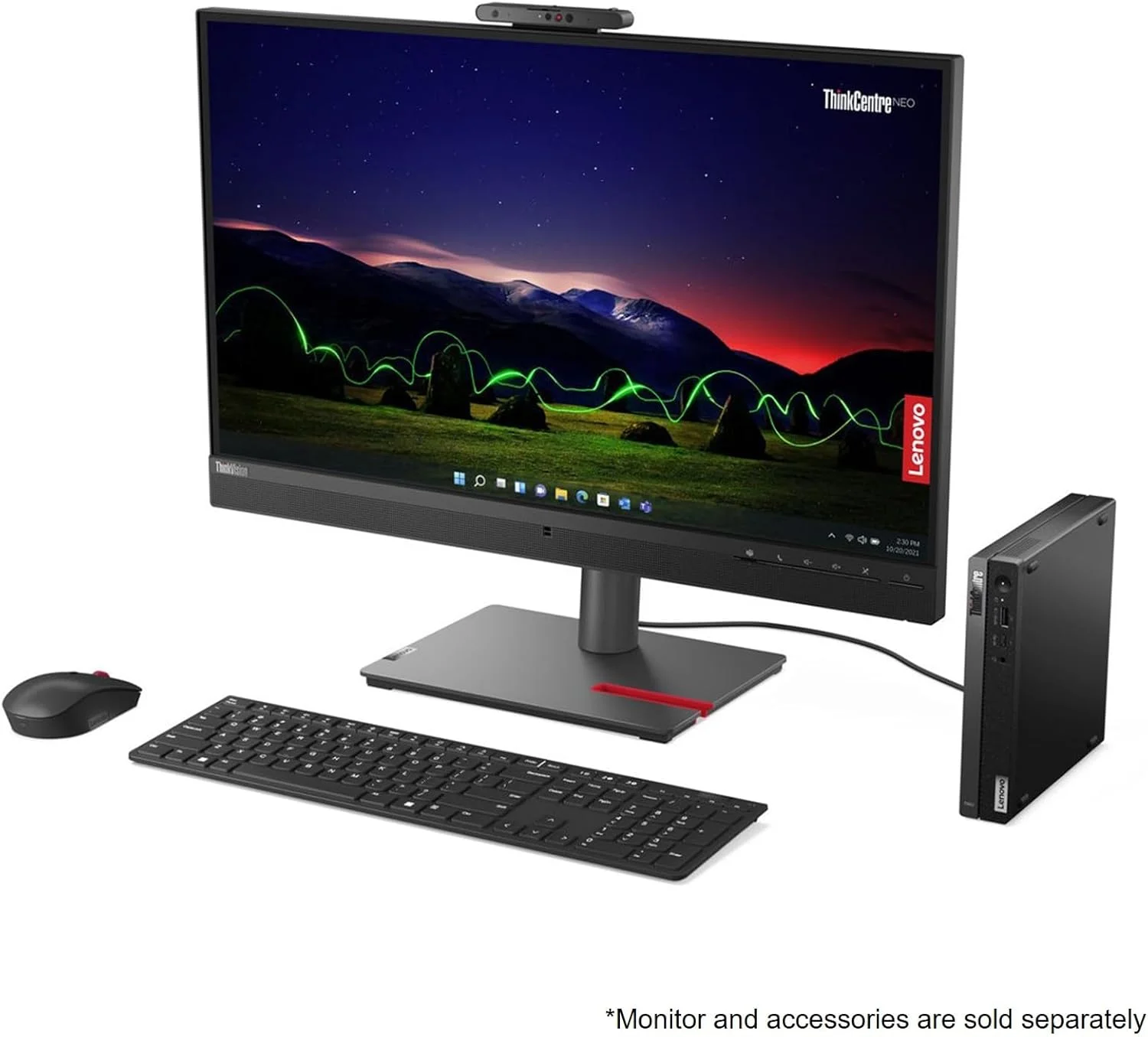 کامپیوتر رومیزی تجاری Lenovo ThinkCentre neo 50q Gen 4 MFF، پردازنده نسل سیزدهم Intel Core i5-13420H، رم 16 گیگابایتی، SSD 512 گیگابایتی PCIe، پورت نمایشگر، HDMI، RJ-45، Wi-Fi 6، Windows 11 Pro کامپیوتر رومیزی تجاری Lenovo ThinkCentre neo 50q Gen 4 MFF، پردازنده نسل سیزدهم Intel Core i5-13420H، رم 16 گیگابایتی، SSD 512 گیگابایتی PCIe، پورت نمایشگر، HDMI، RJ-45، Wi-Fi 6، Windows 11 Pro