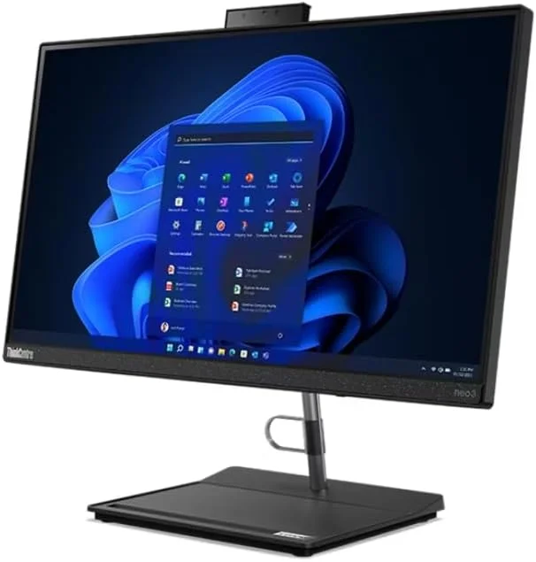 کامپیوتر همه کاره Lenovo Neo30a-22، پردازنده نسل دوازدهم Intel Core i3-1215U، گرافیک Intel® UHD، رم 8 گیگابایتی DDR4، حافظه SSD 256 گیگابایتی M.2، صفحه نمایش 21.5 اینچی FHD، دی وی دی رایتر، ویندوز 11 (مشکی جت)