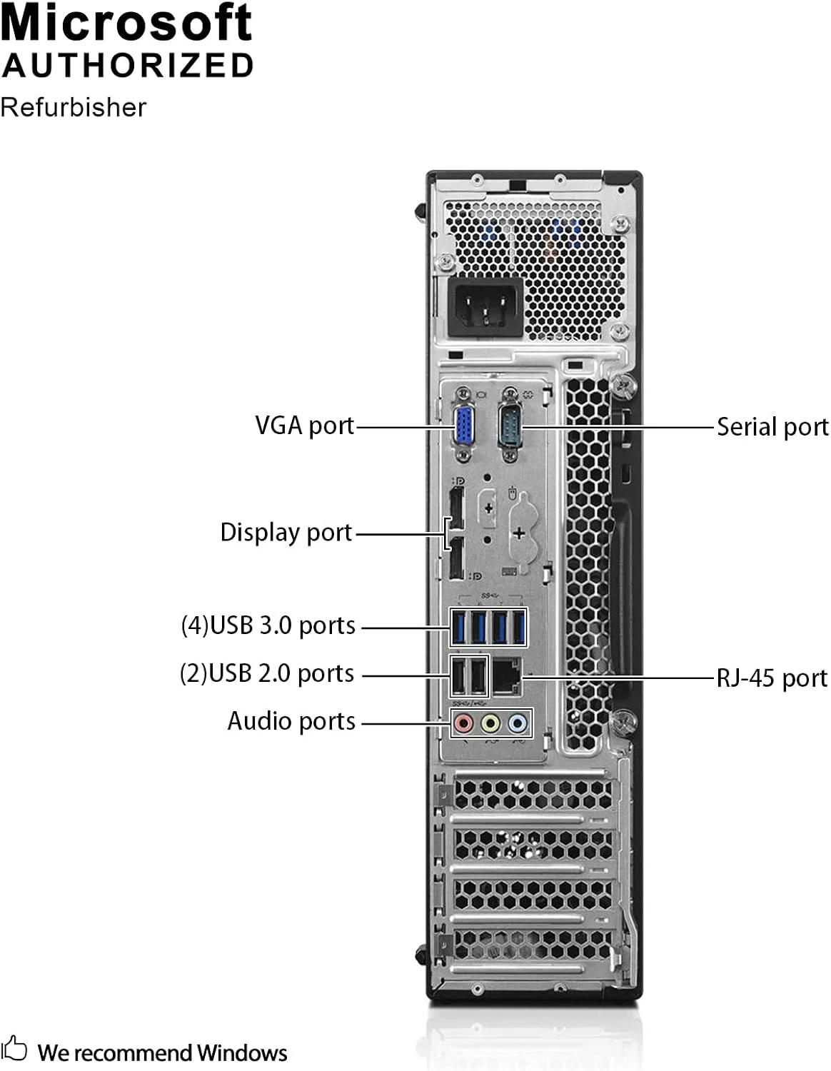 کامپیوتر رومیزی کوچک استوک Lenovo ThinkCentre M800، پردازنده Intel Quad Core i5 6500 تا 3.6 گیگاهرتز، 16 گیگابایت DDR4، 240 گیگابایت SSD + 2 ترابایت HDD، WiFi، BT 4.0، ویندوز 10 پرو 64 بیتی با پشتیبانی چند زبانه انگلیسی/اسپانیایی/فرانسوی کامپیوتر رومیزی کوچک استوک Lenovo ThinkCentre M800، پردازنده Intel Quad Core i5 6500 تا 3.6 گیگاهرتز، 16 گیگابایت DDR4، 240 گیگابایت SSD + 2 ترابایت HDD، WiFi، BT 4.0، ویندوز 10 پرو 64 بیتی با پشتیبانی چند زبانه انگلیسی/اسپانیایی/فرانسوی