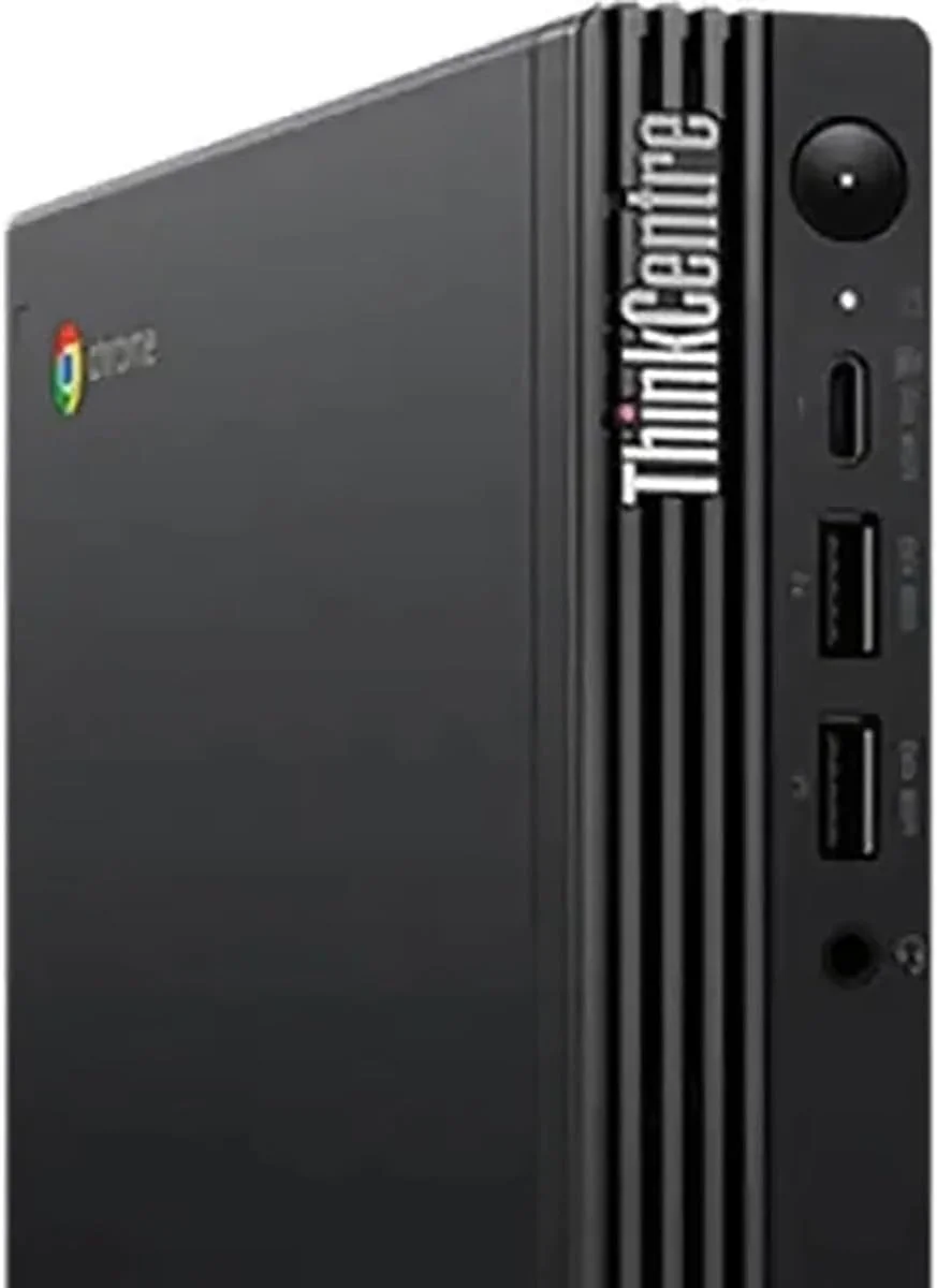 کامپیوتر رومیزی کوچک لنوو ThinkCentre M60q Chromebox، پردازنده Intel Celeron 7305 1.1GHz، رم 4 گیگابایتی، حافظه eMMC 64 گیگابایتی، سیستم عامل Chrome، مشکی کامپیوتر رومیزی کوچک لنوو ThinkCentre M60q Chromebox، پردازنده Intel Celeron 7305 1.1GHz، رم 4 گیگابایتی، حافظه eMMC 64 گیگابایتی، سیستم عامل Chrome، مشکی