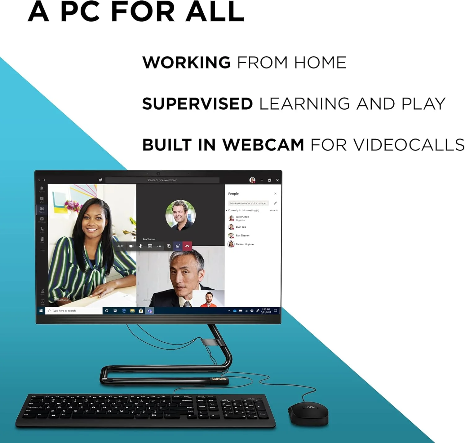 کامپیوتر رومیزی 21.5 اینچی FHD لنوو IdeaCentre A340 - (پردازنده Intel Core i3، رم 4 گیگابایتی، هارد دیسک 1 ترابایتی، ویندوز 10 هوم) - کامپیوتر همه کاره، ماوس و کیبورد سیمی (مشکی) کامپیوتر رومیزی 21.5 اینچی FHD لنوو IdeaCentre A340 - (پردازنده Intel Core i3، رم 4 گیگابایتی، هارد دیسک 1 ترابایتی، ویندوز 10 هوم) - کامپیوتر همه کاره، ماوس و کیبورد سیمی (مشکی)