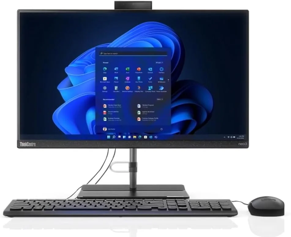کامپیوتر همه کاره Lenovo ThinkCentre Neo 30a-27 Gen 4، پردازنده نسل سیزدهم Intel Core i7-13620H، رم 16 گیگابایتی، SSD 1 ترابایتی، صفحه نمایش 27 اینچی FHD، دی وی دی رایتر، ویندوز 11 پرو (مشکی) - 1 سال گارانتی لنوو