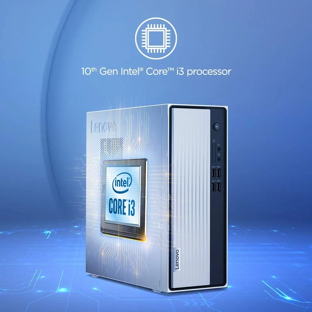 کامپیوتر رومیزی لنوو IdeaCentre 3 (نسل دهم پردازنده Intel Core i3-10100/8GB رم/256GB SSD/ویندوز 10/MS Office 2019/گرافیک مجتمع Intel UHD/WiFi 5/بلوتوث 5.0/خاکستری معدنی)، 90NB00DDIN کامپیوتر رومیزی لنوو IdeaCentre 3 (نسل دهم پردازنده Intel Core i3-10100/8GB رم/256GB SSD/ویندوز 10/MS Office 2019/گرافیک مجتمع Intel UHD/WiFi 5/بلوتوث 5.0/خاکستری معدنی)، 90NB00DDIN