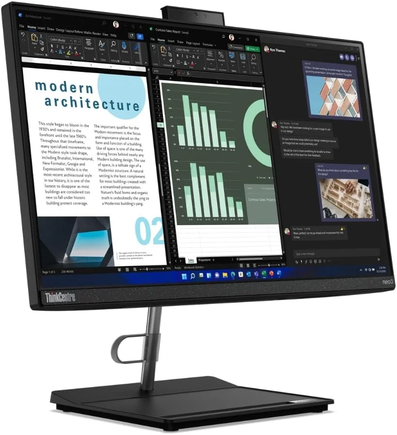 کامپیوتر همه کاره Lenovo ThinkCentre Neo 30a-27 Gen 4، پردازنده نسل سیزدهم Intel Core i7-13620H، رم 16 گیگابایتی، SSD 1 ترابایتی، صفحه نمایش 27 اینچی FHD، دی وی دی رایتر، ویندوز 11 پرو (مشکی) - 1 سال گارانتی لنوو کامپیوتر همه کاره Lenovo ThinkCentre Neo 30a-27 Gen 4، پردازنده نسل سیزدهم Intel Core i7-13620H، رم 16 گیگابایتی، SSD 1 ترابایتی، صفحه نمایش 27 اینچی FHD، دی وی دی رایتر، ویندوز 11 پرو (مشکی) - 1 سال گارانتی لنوو