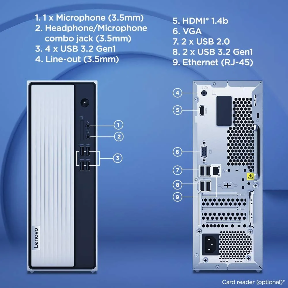 کامپیوتر رومیزی لنوو IdeaCentre 3 (نسل دهم پردازنده Intel Core i3-10100/8GB رم/256GB SSD/ویندوز 10/MS Office 2019/گرافیک مجتمع Intel UHD/WiFi 5/بلوتوث 5.0/خاکستری معدنی)، 90NB00DDIN کامپیوتر رومیزی لنوو IdeaCentre 3 (نسل دهم پردازنده Intel Core i3-10100/8GB رم/256GB SSD/ویندوز 10/MS Office 2019/گرافیک مجتمع Intel UHD/WiFi 5/بلوتوث 5.0/خاکستری معدنی)، 90NB00DDIN