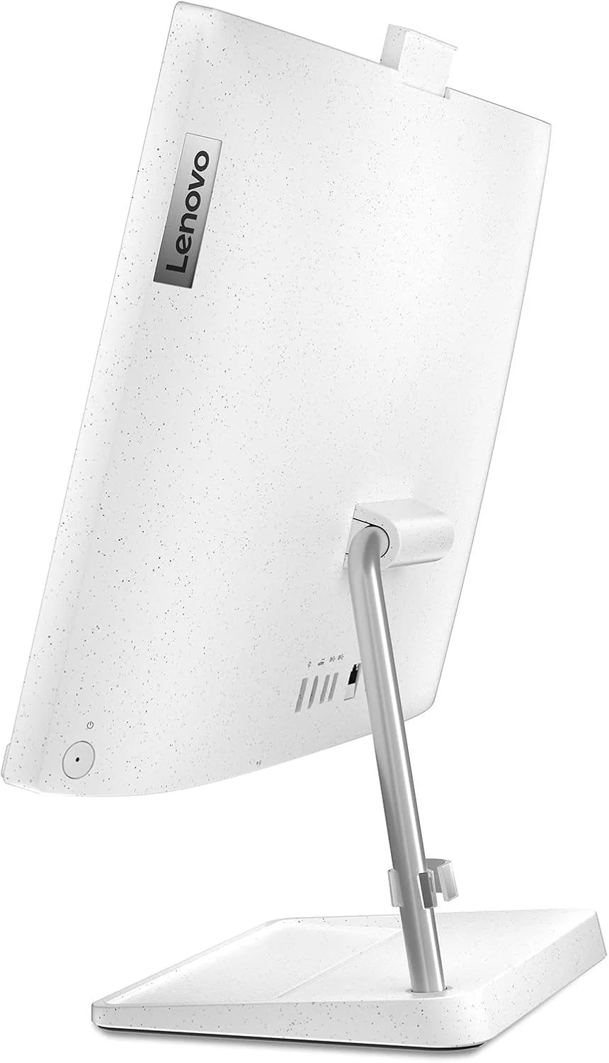 کامپیوتر همه کاره لنوو IdeaCentre AIO 3 با صفحه نمایش 23.8 اینچی FHD، پردازنده AMD Ryzen 7 5700U، رم 16 گیگابایتی، حافظه SSD 512 گیگابایتی، گرافیک یکپارچه AMD Radeon، ویندوز 10، کیبورد و ماوس انگلیسی سفید رنگ - [F0G1005PAX]