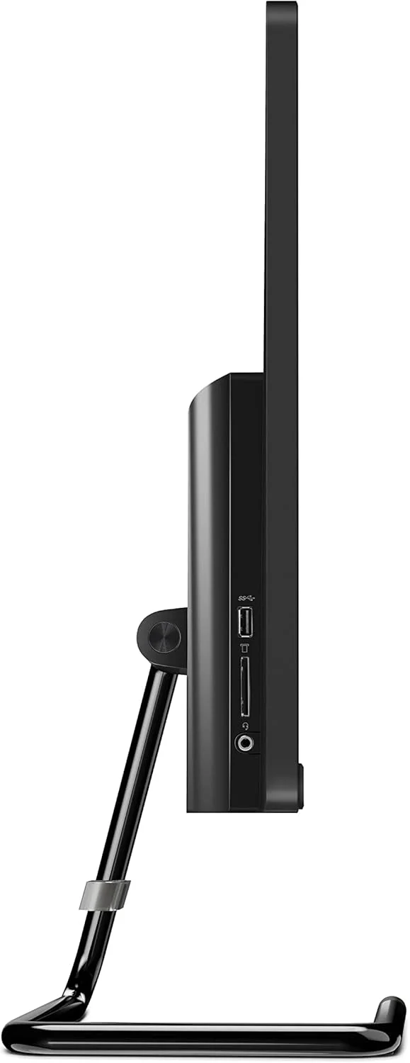 کامپیوتر همه کاره لنوو IdeaCentre A340 با صفحه نمایش 23.8 اینچی (60.4 سانتی متر) Full HD IPS (پردازنده Intel Core i5-10210U/8GB/512GB SSD/Windows 11/MS Office 2021/دوربین HD 720p/کیبورد و ماوس بی سیم/مشکی)، F0E800YBIN