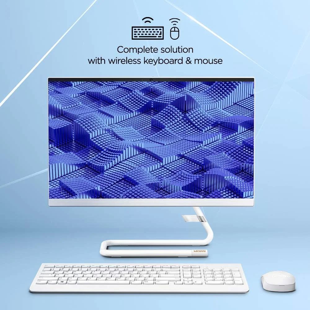 کامپیوتر همه کاره لنوو IdeaCentre AIO 3 با صفحه نمایش 23.8 اینچی Full HD IPS (پردازنده AMD Ryzen 5 3500U/ رم 8 گیگابایت/ حافظه SSD 512 گیگابایت/ ویندوز 10/ MS Office/ کارت گرافیک AMD Radeon/ دوربین HD 720p/ کیبورد و ماوس بی سیم/ سفید)، F0FX006KIN کامپیوتر همه کاره لنوو IdeaCentre AIO 3 با صفحه نمایش 23.8 اینچی Full HD IPS (پردازنده AMD Ryzen 5 3500U/ رم 8 گیگابایت/ حافظه SSD 512 گیگابایت/ ویندوز 10/ MS Office/ کارت گرافیک AMD Radeon/ دوربین HD 720p/ کیبورد و ماوس بی سیم/ سفید)، F0FX006KIN