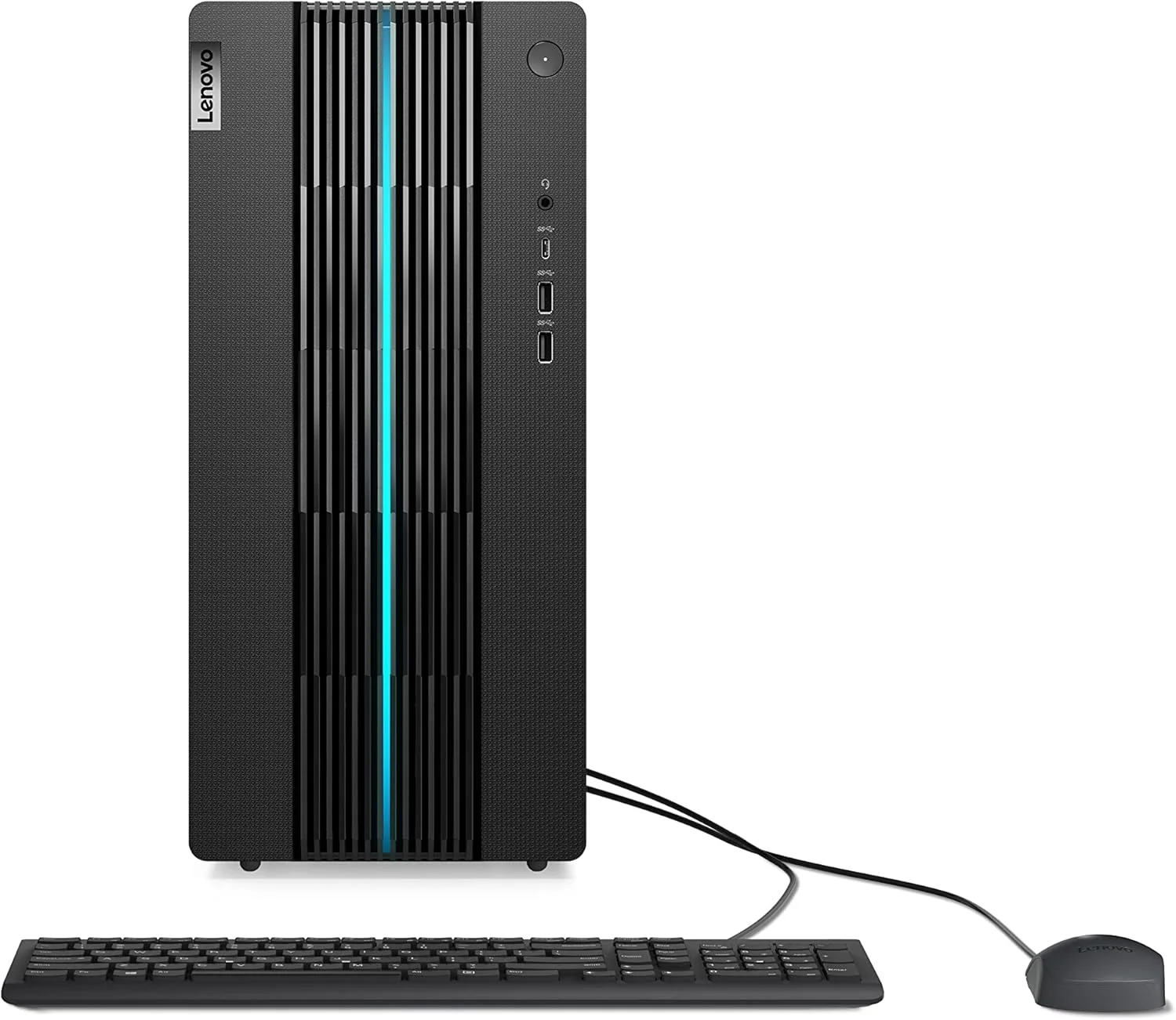 کامپیوتر گیمینگ Lenovo IdeaCentre Gaming 5i - 2022 - دسکتاپ گیمینگ - NVIDIA GeForce RTX 3060 - Intel i5 12400 - رم 16 گیگابایتی - هارد 1 ترابایتی + SSD 512 گیگابایتی - ویندوز 11 - مشکی - ماوس و کیبورد - اشتراک 3 ماهه رایگان Xbox GamePass