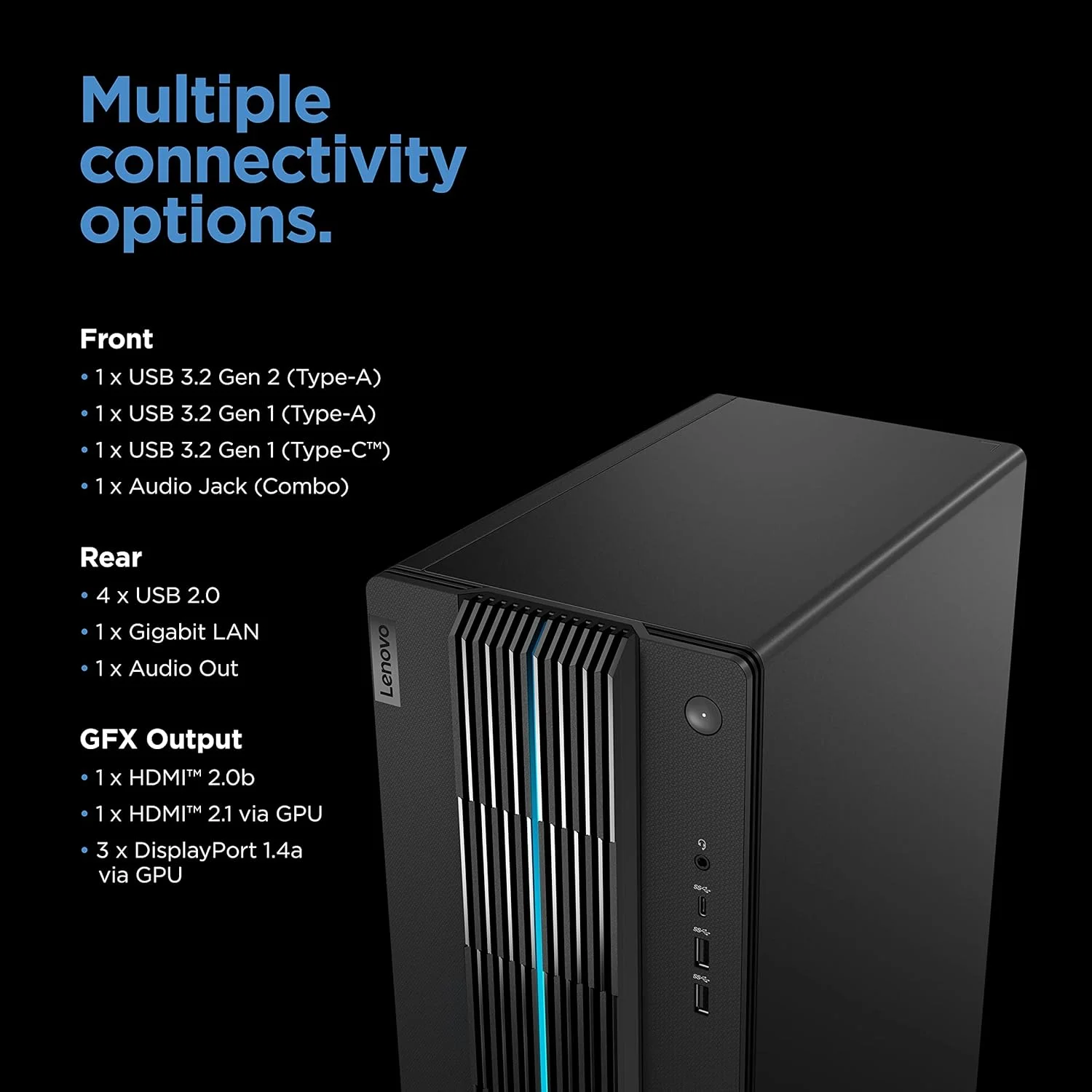 کامپیوتر گیمینگ Lenovo IdeaCentre Gaming 5i - 2022 - دسکتاپ گیمینگ - NVIDIA GeForce RTX 3060 - Intel i5 12400 - رم 16 گیگابایتی - هارد 1 ترابایتی + SSD 512 گیگابایتی - ویندوز 11 - مشکی - ماوس و کیبورد - اشتراک 3 ماهه رایگان Xbox GamePass کامپیوتر گیمینگ Lenovo IdeaCentre Gaming 5i - 2022 - دسکتاپ گیمینگ - NVIDIA GeForce RTX 3060 - Intel i5 12400 - رم 16 گیگابایتی - هارد 1 ترابایتی + SSD 512 گیگابایتی - ویندوز 11 - مشکی - ماوس و کیبورد - اشتراک 3 ماهه رایگان Xbox GamePass