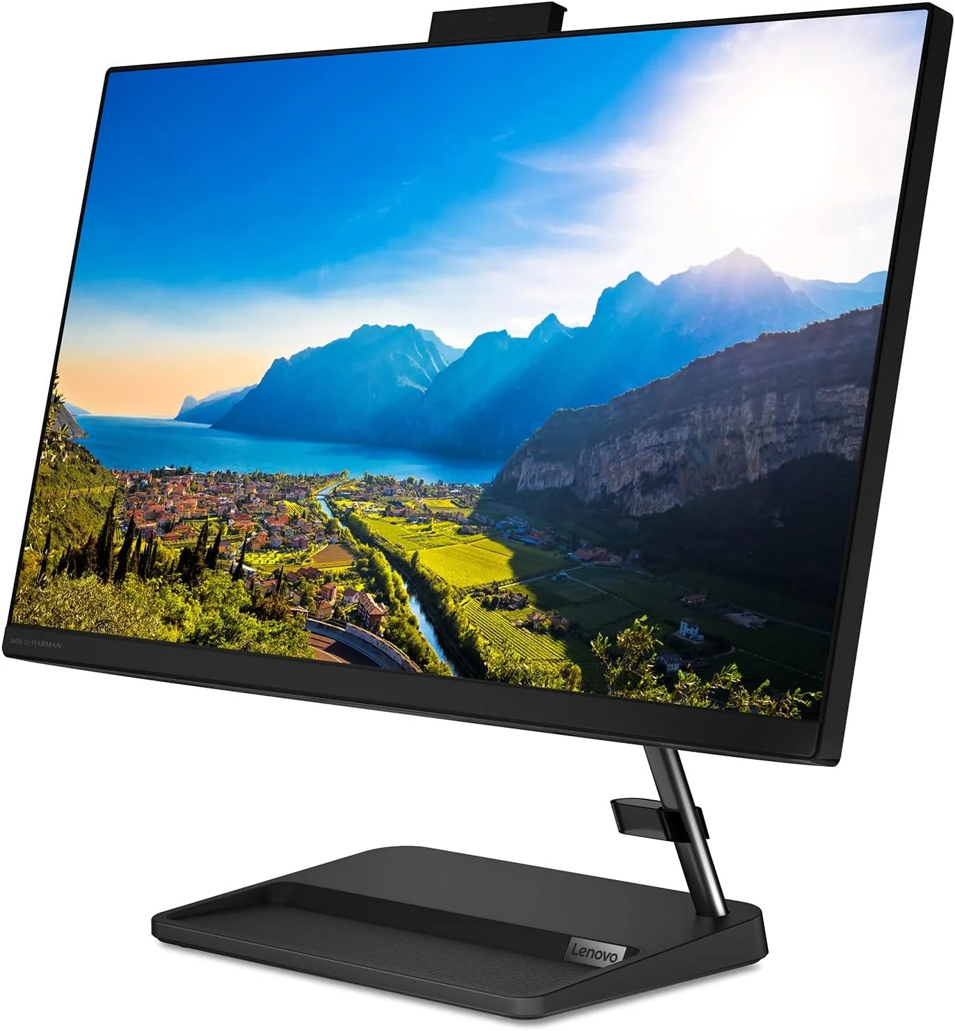 کامپیوتر همه کاره لنوو IdeaCentre AIO 3 با صفحه نمایش 23.8 اینچی FHD IPS بدون حاشیه (AMD Ryzen 3/8GB/512GB SSD/Win 11/MS Office 2021/AMD Radeon Graphics/720p Camera/کیبورد و ماوس بی سیم/مشکی)، F0G100H8IN کامپیوتر همه کاره لنوو IdeaCentre AIO 3 با صفحه نمایش 23.8 اینچی FHD IPS بدون حاشیه (AMD Ryzen 3/8GB/512GB SSD/Win 11/MS Office 2021/AMD Radeon Graphics/720p Camera/کیبورد و ماوس بی سیم/مشکی)، F0G100H8IN
