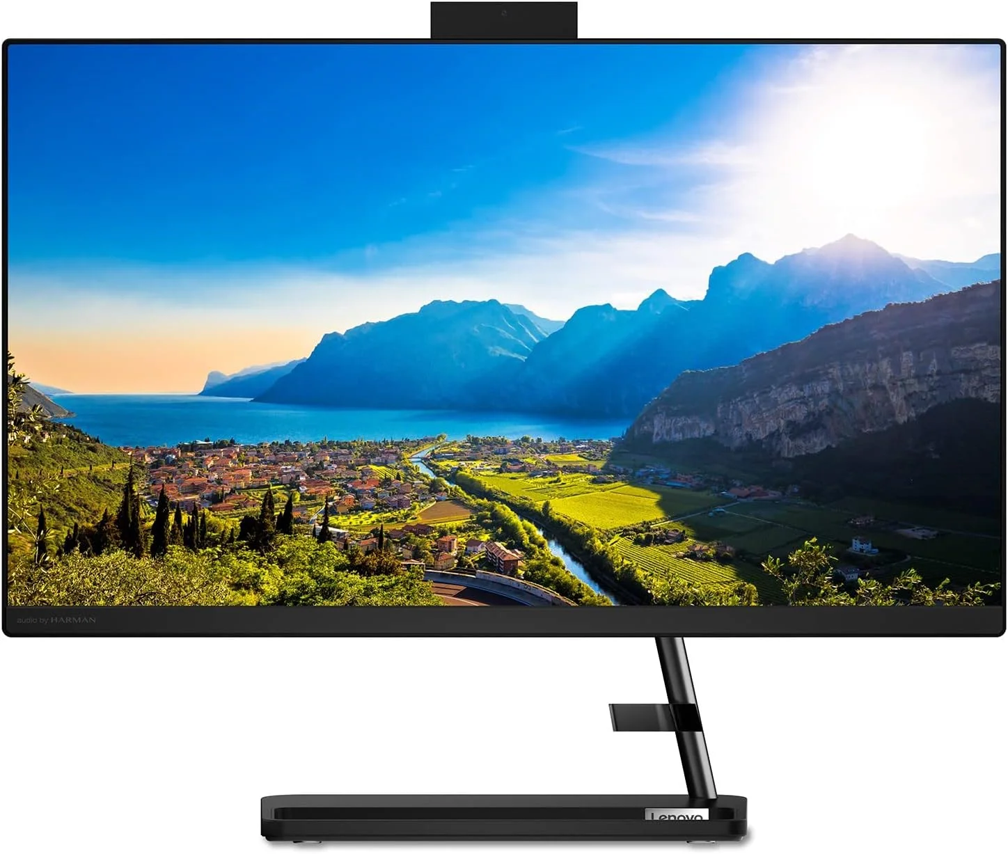 کامپیوتر همه کاره لنوو IdeaCentre AIO 3 با صفحه نمایش 23.8 اینچی FHD IPS بدون حاشیه (AMD Ryzen 3/8GB/512GB SSD/Win 11/MS Office 2021/AMD Radeon Graphics/720p Camera/کیبورد و ماوس بی سیم/مشکی)، F0G100H8IN کامپیوتر همه کاره لنوو IdeaCentre AIO 3 با صفحه نمایش 23.8 اینچی FHD IPS بدون حاشیه (AMD Ryzen 3/8GB/512GB SSD/Win 11/MS Office 2021/AMD Radeon Graphics/720p Camera/کیبورد و ماوس بی سیم/مشکی)، F0G100H8IN