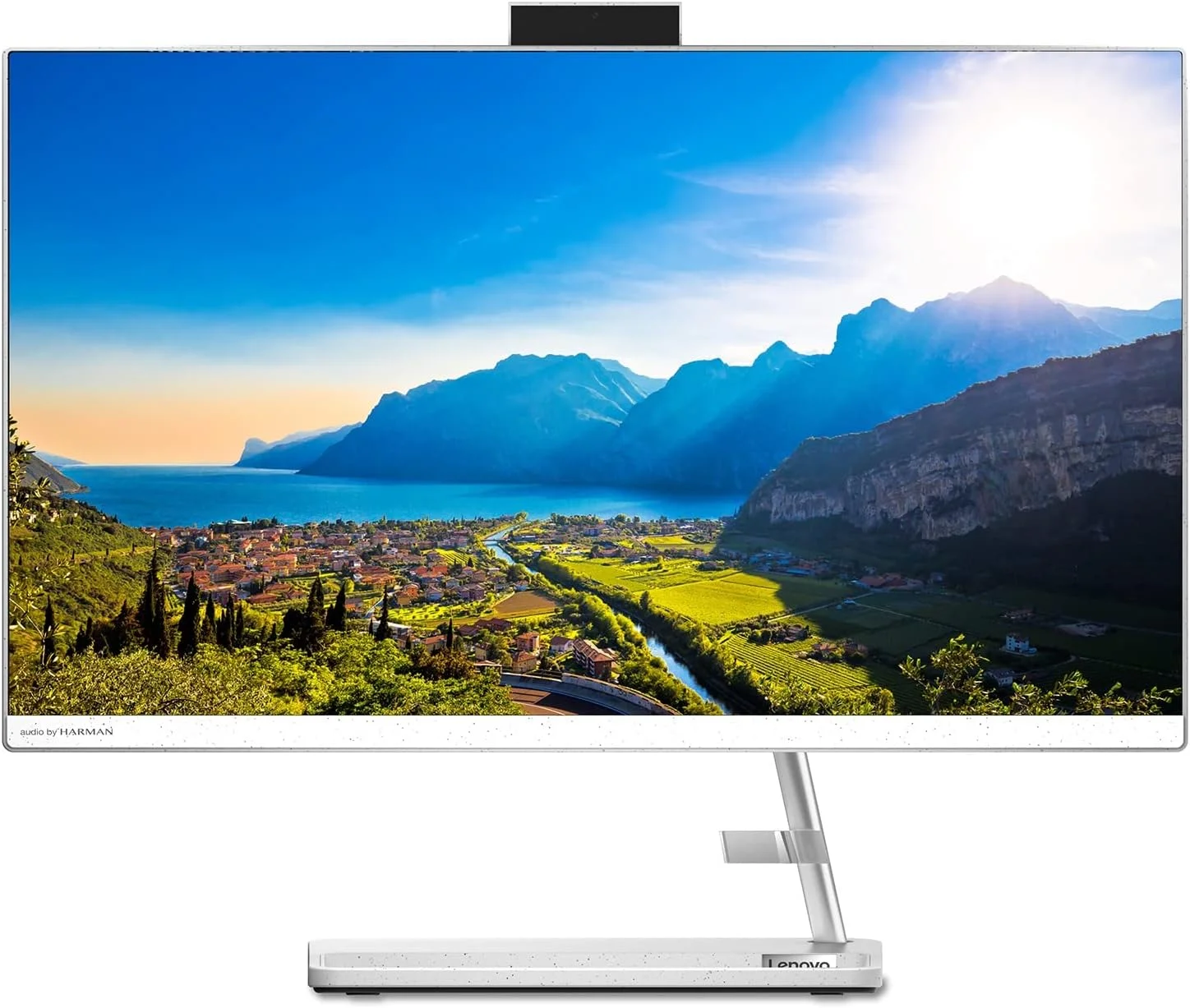 کامپیوتر همه کاره لنوو IdeaCentre AIO 3 با صفحه نمایش 23.8 اینچی Full HD IPS (پردازنده AMD Ryzen 5 3500U/ رم 8 گیگابایت/ حافظه SSD 512 گیگابایت/ ویندوز 10/ MS Office/ کارت گرافیک AMD Radeon/ دوربین HD 720p/ کیبورد و ماوس بی سیم/ سفید)، F0FX006KIN کامپیوتر همه کاره لنوو IdeaCentre AIO 3 با صفحه نمایش 23.8 اینچی Full HD IPS (پردازنده AMD Ryzen 5 3500U/ رم 8 گیگابایت/ حافظه SSD 512 گیگابایت/ ویندوز 10/ MS Office/ کارت گرافیک AMD Radeon/ دوربین HD 720p/ کیبورد و ماوس بی سیم/ سفید)، F0FX006KIN