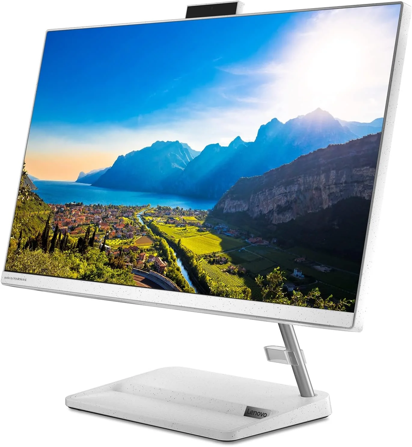 کامپیوتر همه کاره لنوو IdeaCentre AIO 3 با صفحه نمایش 23.8 اینچی Full HD IPS (پردازنده AMD Ryzen 5 3500U/ رم 8 گیگابایت/ حافظه SSD 512 گیگابایت/ ویندوز 10/ MS Office/ کارت گرافیک AMD Radeon/ دوربین HD 720p/ کیبورد و ماوس بی سیم/ سفید)، F0FX006KIN کامپیوتر همه کاره لنوو IdeaCentre AIO 3 با صفحه نمایش 23.8 اینچی Full HD IPS (پردازنده AMD Ryzen 5 3500U/ رم 8 گیگابایت/ حافظه SSD 512 گیگابایت/ ویندوز 10/ MS Office/ کارت گرافیک AMD Radeon/ دوربین HD 720p/ کیبورد و ماوس بی سیم/ سفید)، F0FX006KIN