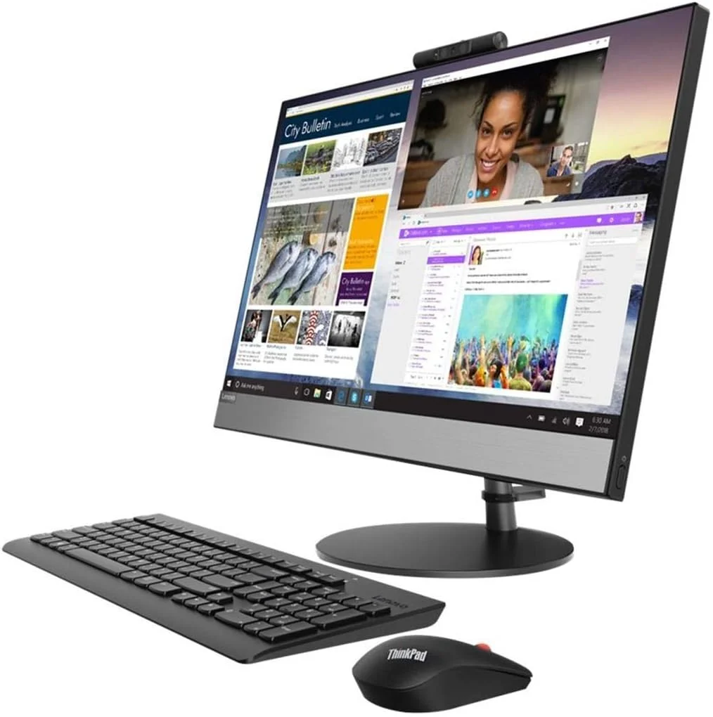 کامپیوتر همه کاره 24 اینچی لنوو مدل V530-24ICB با پردازنده Core i5 (9400T) 1.8GHz، رم 8 گیگابایتی، حافظه SSD 256 گیگابایتی، WLAN، بلوتوث، وب کم و ویندوز 10 پرو (UHD Graphics 630)، مدل 10UW00DQUK کامپیوتر همه کاره 24 اینچی لنوو مدل V530-24ICB با پردازنده Core i5 (9400T) 1.8GHz، رم 8 گیگابایتی، حافظه SSD 256 گیگابایتی، WLAN، بلوتوث، وب کم و ویندوز 10 پرو (UHD Graphics 630)، مدل 10UW00DQUK