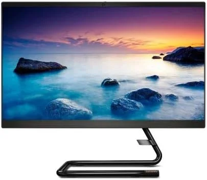 کامپیوتر همه کاره لنوو Ideacentre A340، پردازنده Intel Core i3-8145U، صفحه نمایش 21.5 اینچ، 1 ترابایت HDD + 128 گیگابایت SSD، 4 گیگابایت رم، گرافیک Intel، ویندوز 10، کیبورد انگلیسی-عربی، مشکی
