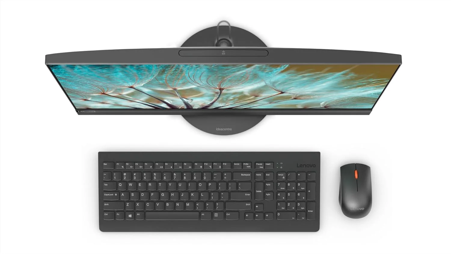 کامپیوتر همه کاره لنوو Ideacentre AIO 520، پردازنده Intel Core i5-8400T، صفحه نمایش 23.8 اینچ، 1 ترابایت HDD، 8 گیگابایت رم، کارت گرافیک AMD RADEON 530، ویندوز 10، کیبورد انگلیسی-عربی، مشکی